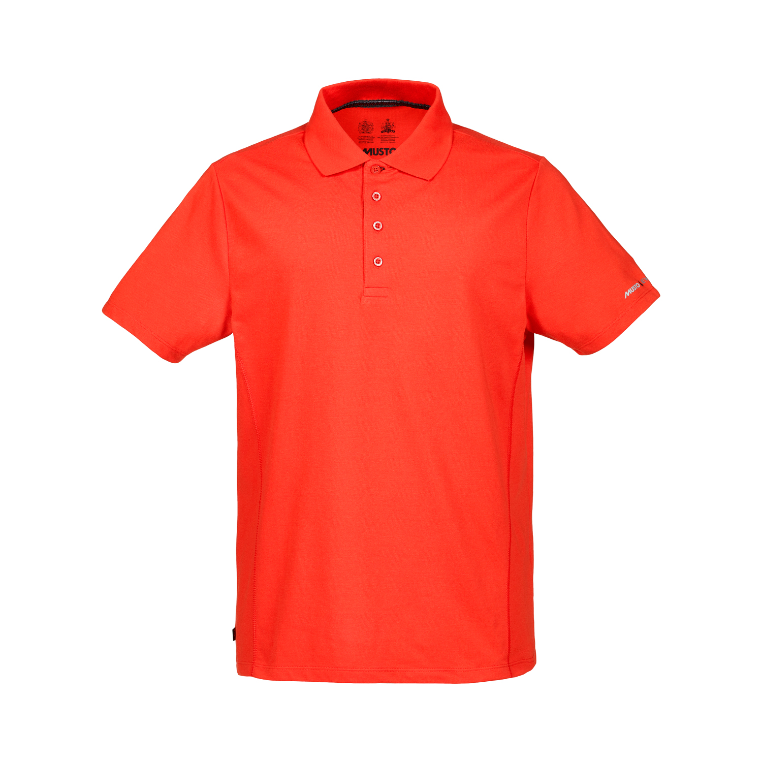 Musto Evolution Sunblock Corta Polo Manica - Fuoco Arancione