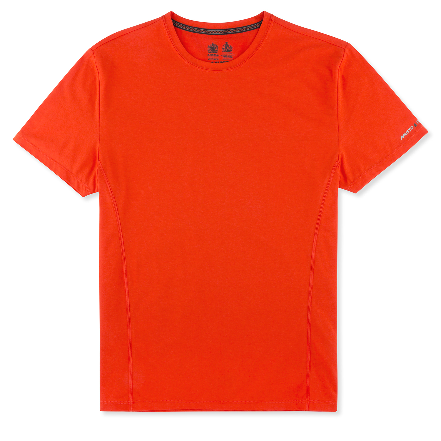 Musto Evolution Sunblock Manica Corta T-Shirt - Fuoco Arancione