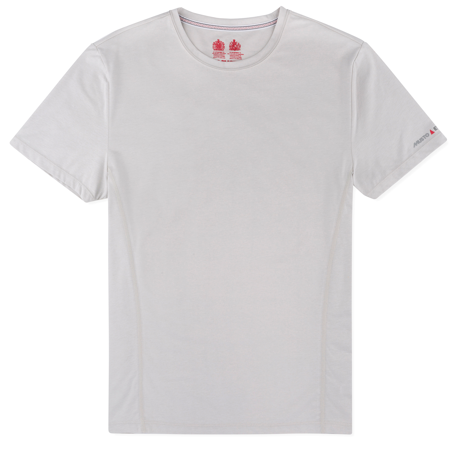 Musto Evolution Sunblock Manica Corta T-Shirt - Platinum