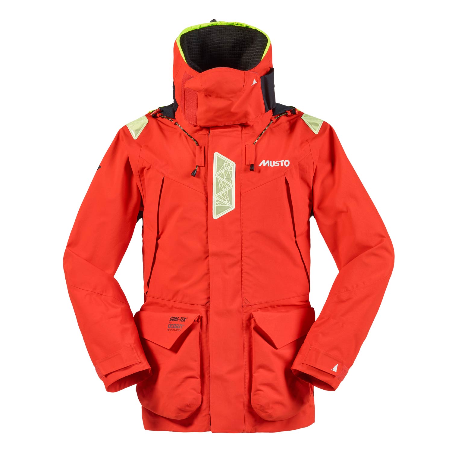 Musto Hpx Gore-Tex Ocean Giacca - Fuoco Arancio / Nero