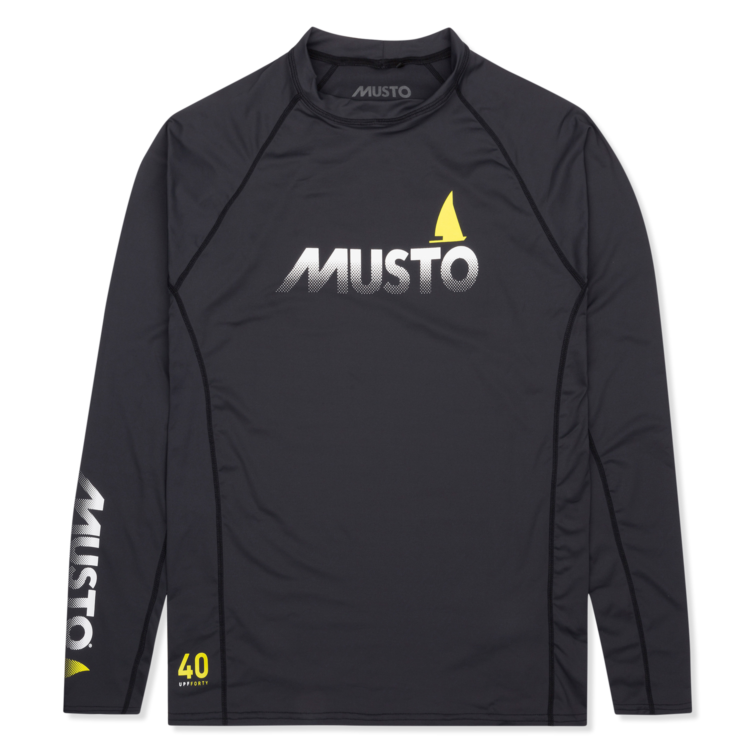 Musto Insignia Uv Fast Dry Rash Guard - Nero