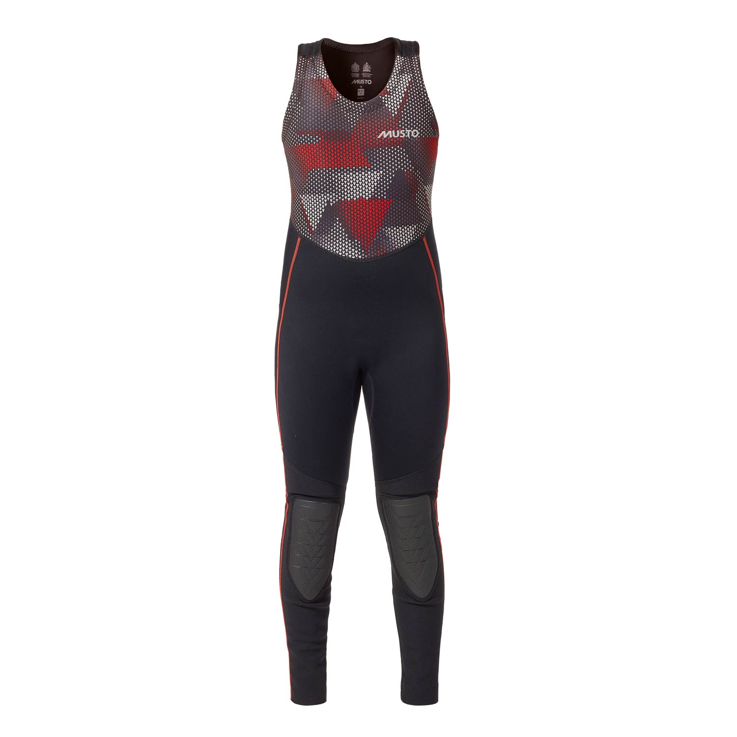 Musto Junior Long John Muta - Nero / Arancio Fuoco