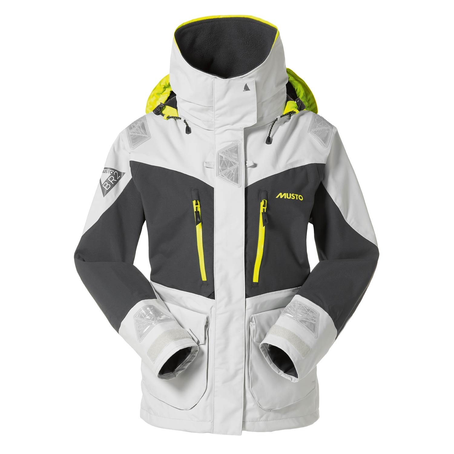 Musto Womens Br2 Offshore Giacca - Platinum / Dark Grey