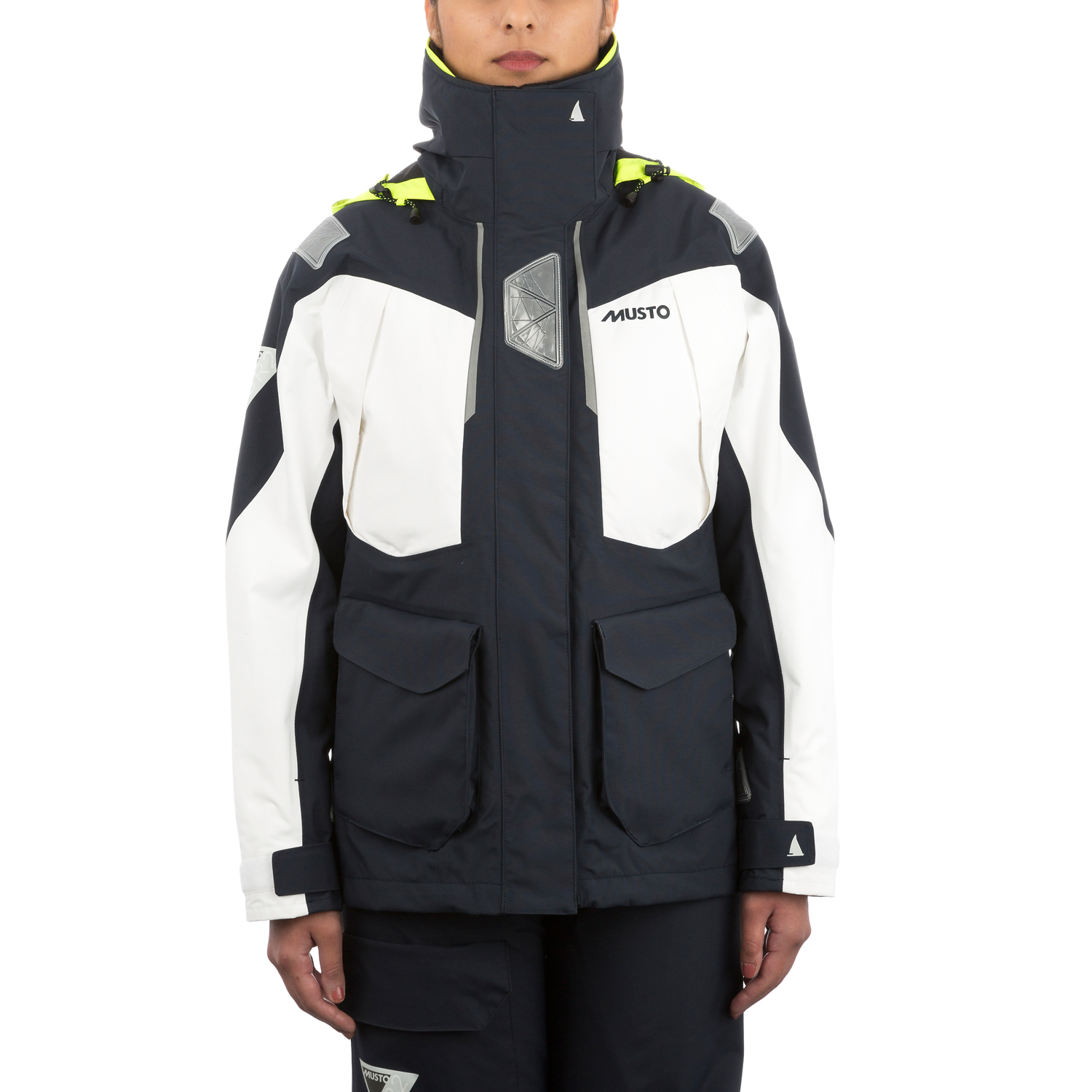 Musto Br2 Womens Jacket Offshore - Vero Navy / Bianco
