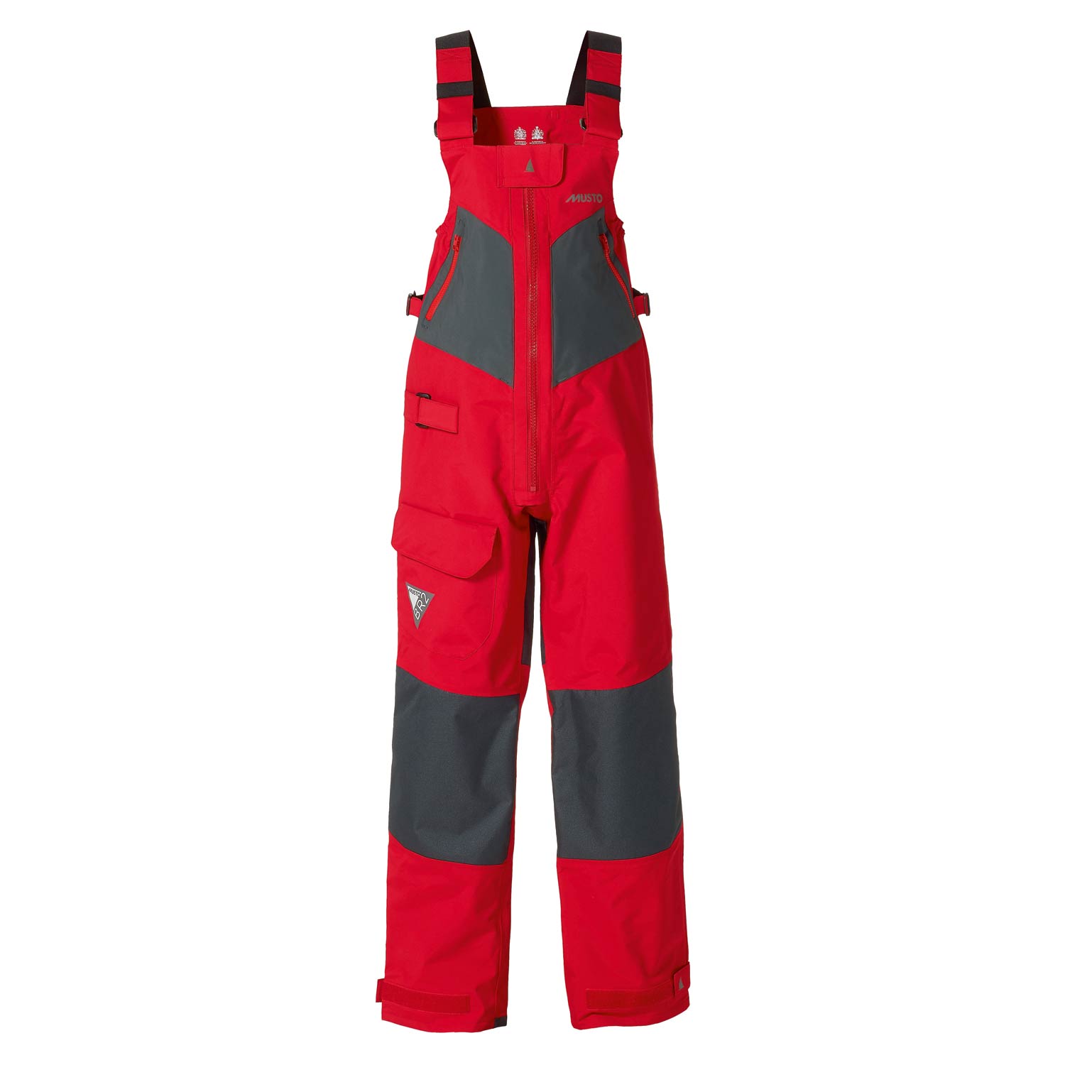 Musto Br2 Donna Pantaloni Offshore - Rosso / Grigio Scuro