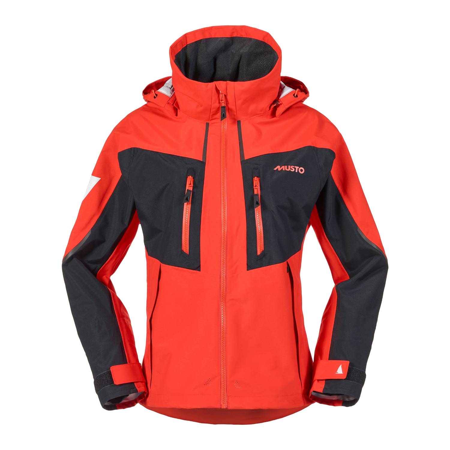 Musto Br2 Womens Race Lite Jacket - Fuoco Arancio / Nero