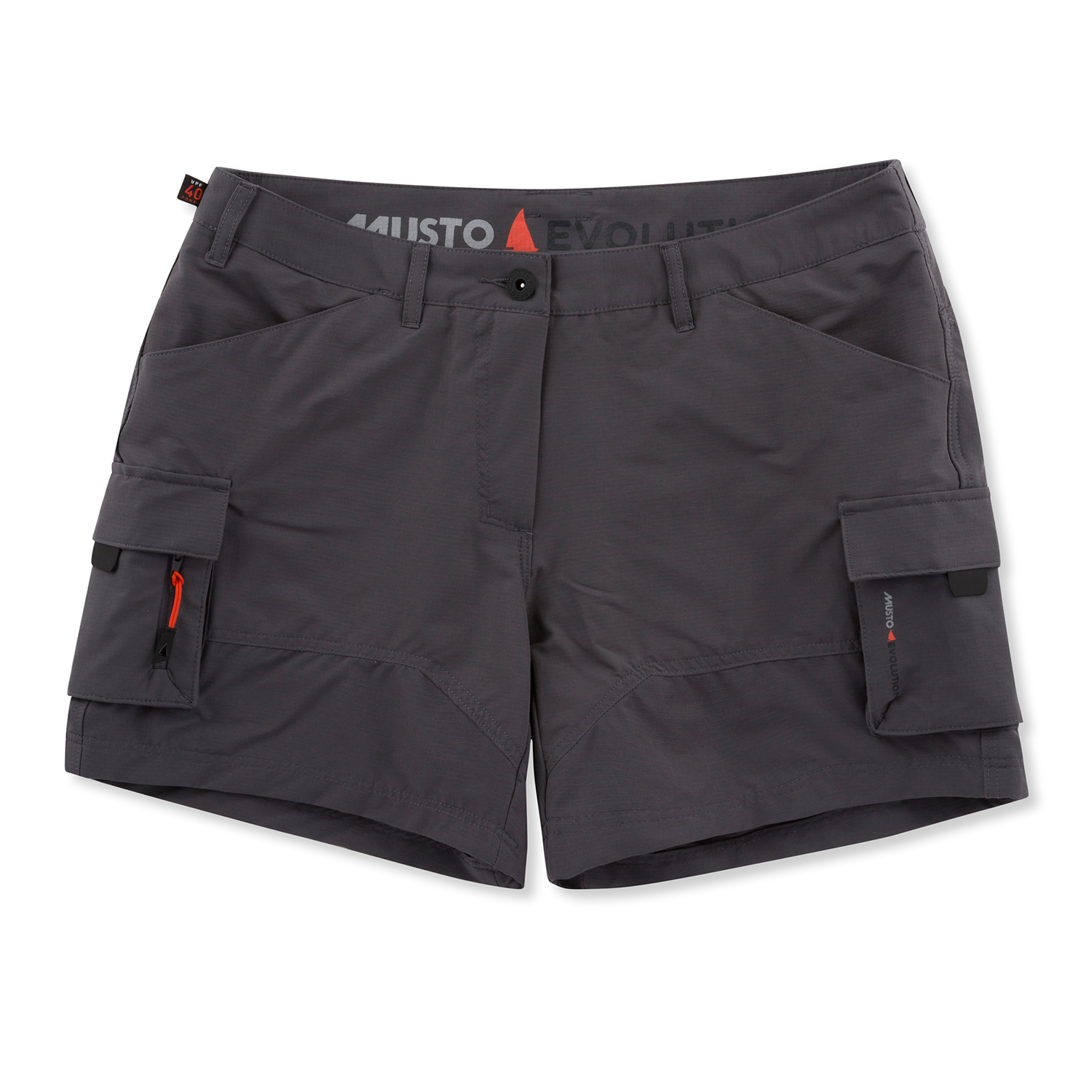 Musto Womens Deck Uv Fast Dry Corto - Carbone