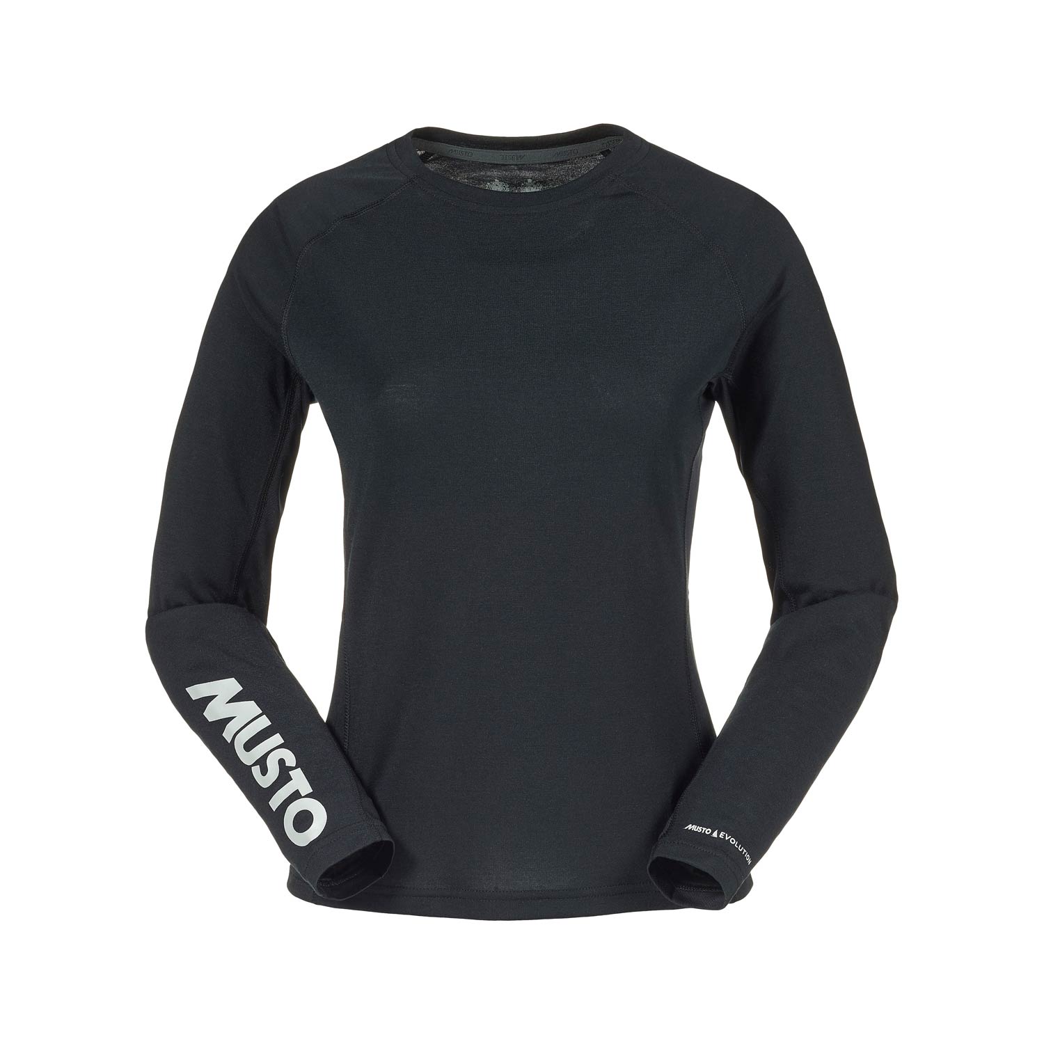 Musto Donna Uv Essential T-Shirt Fast Dry Manica Lunga - Nero