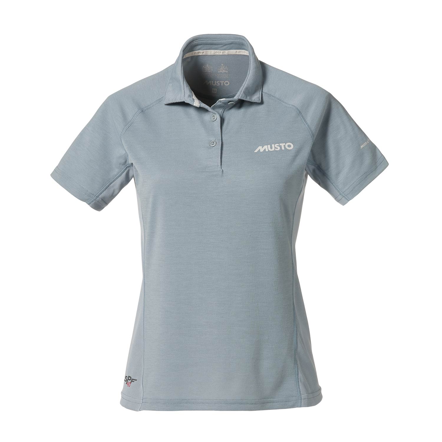 Musto Womens Essential Uv Fast Dry Polo - Blu Grigio