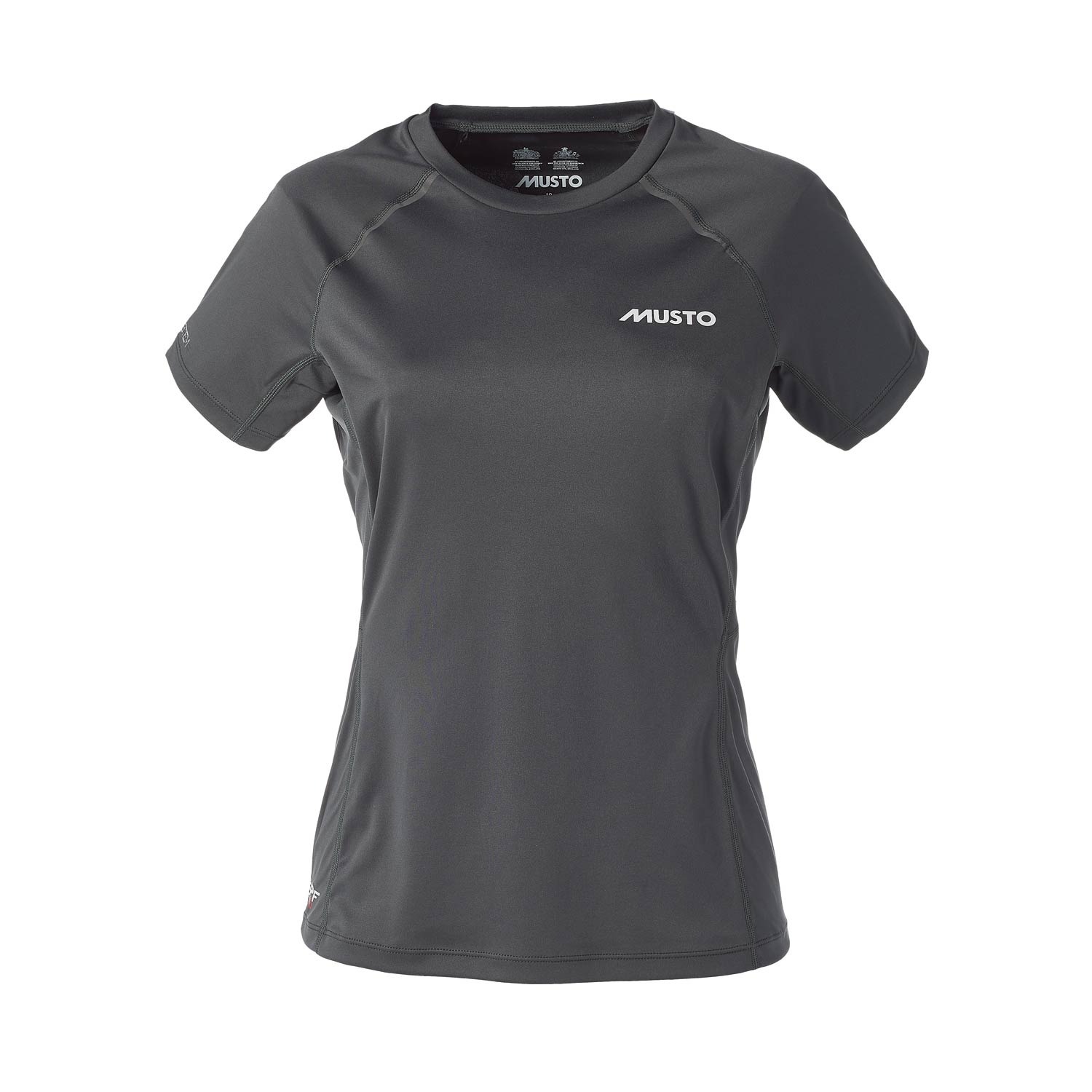 Musto Womens Evoluzione Dinamica Manica Corta T-Shirt - Carbon