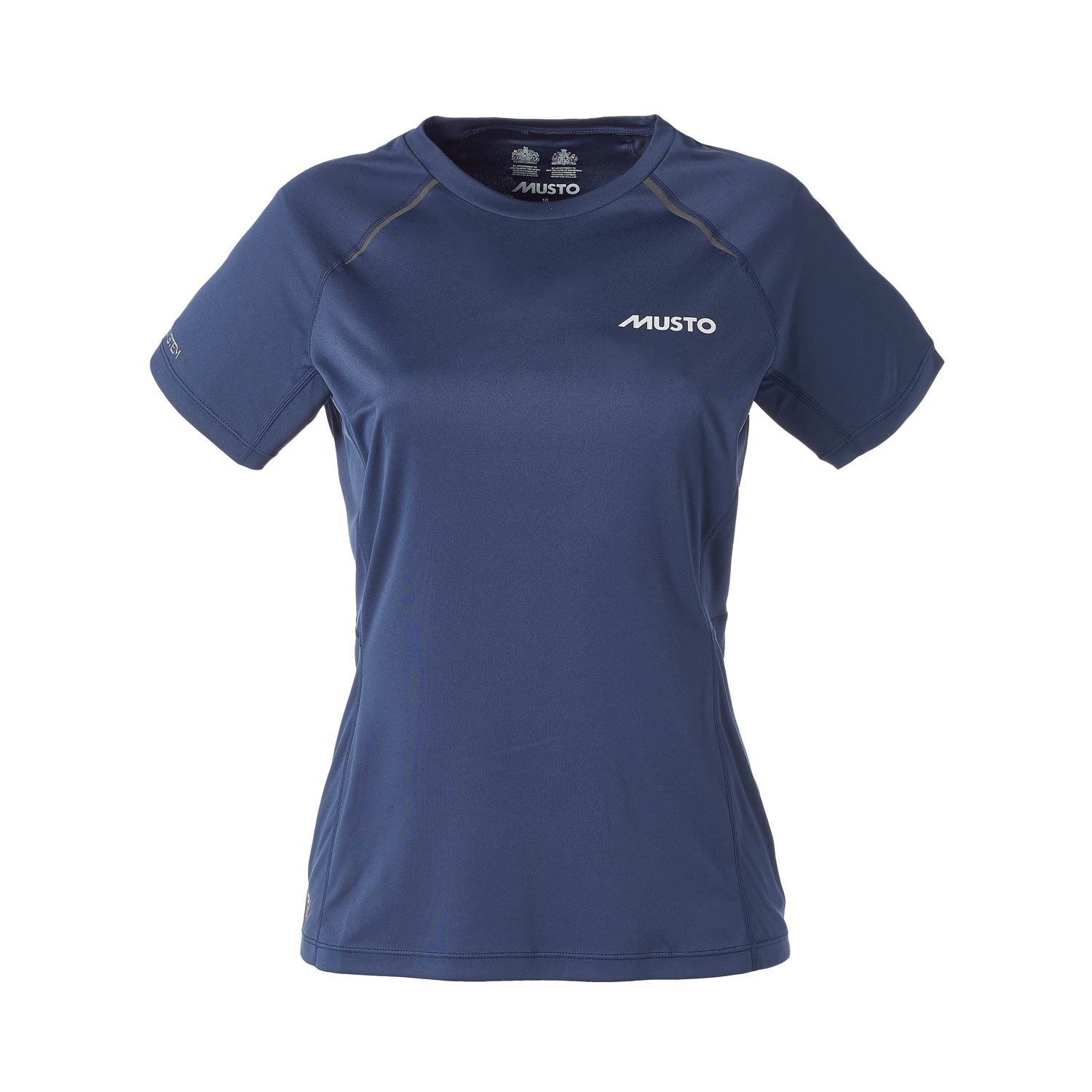 T-Shirt Manica Musto Womens Evolution Dinamico Corto - Navy