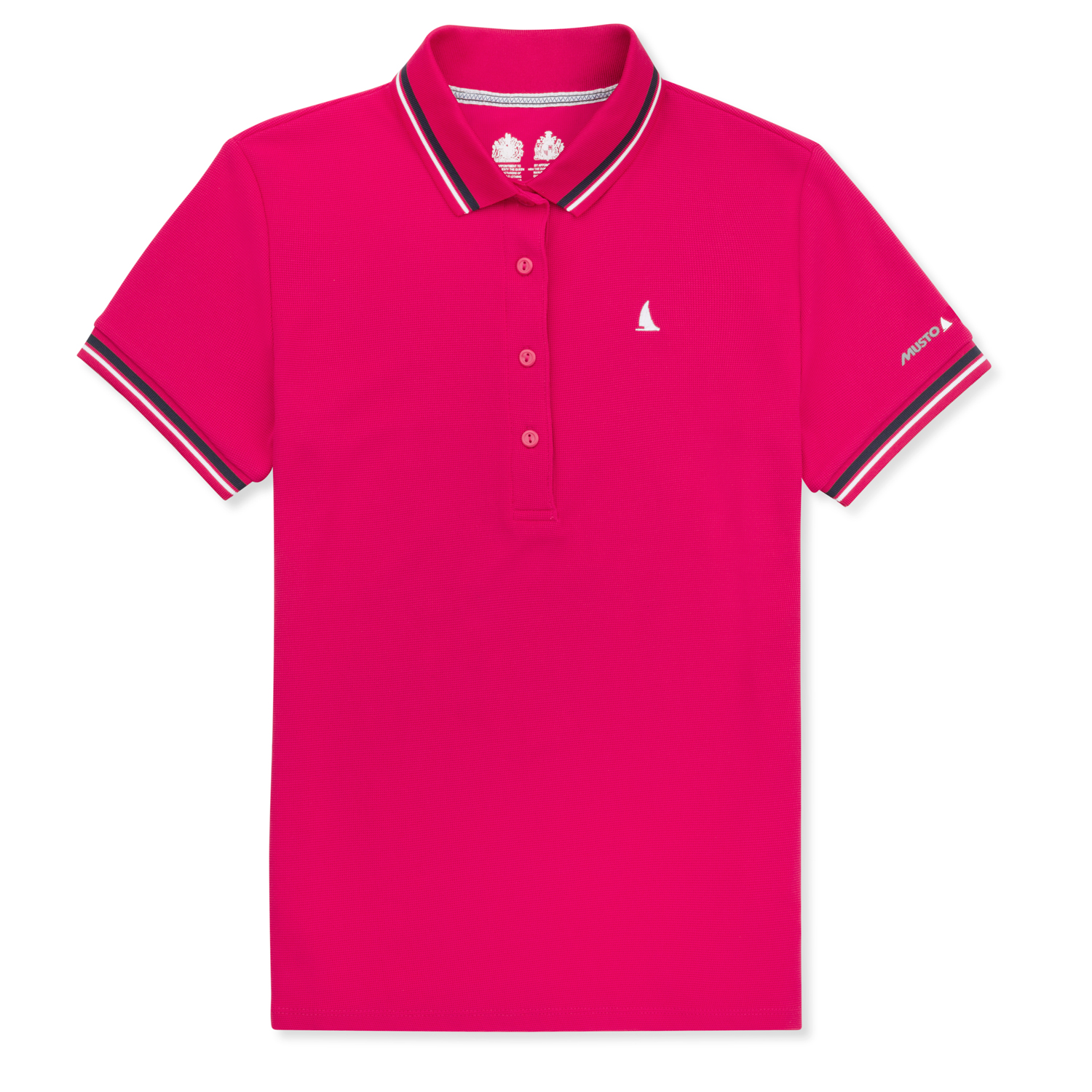 Musto Womens Pro Evolution Lite Corta Polo Manica - Cerise