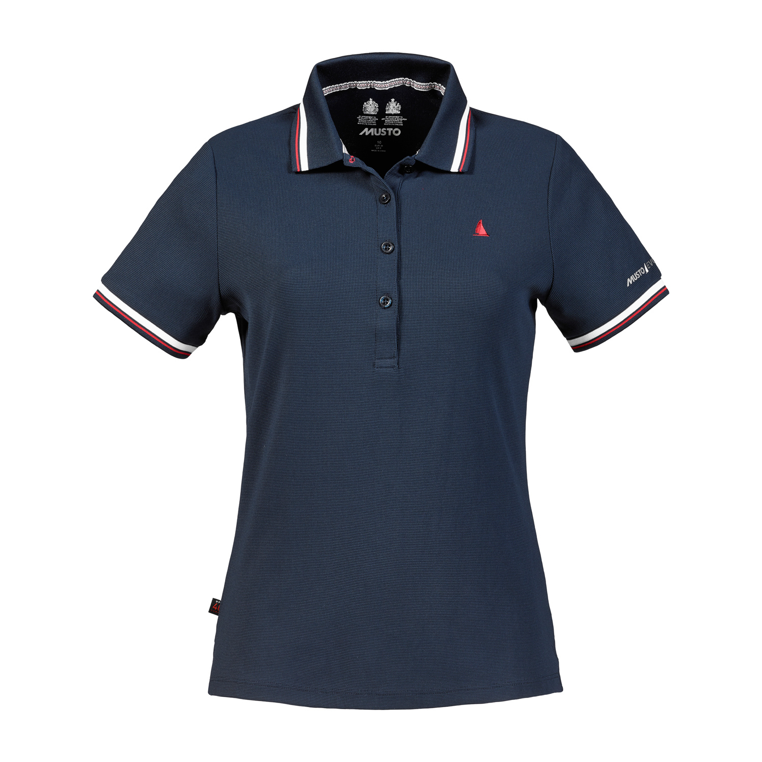 Musto Womens Pro Evolution Lite Corta Polo Manica - Vero Navy
