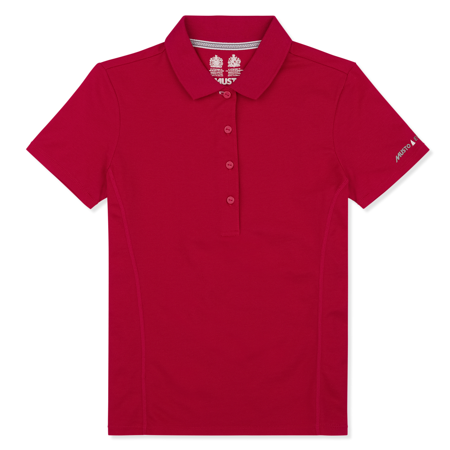 Musto Womens Evolution Sunblock Corta Polo Manica - Cerise
