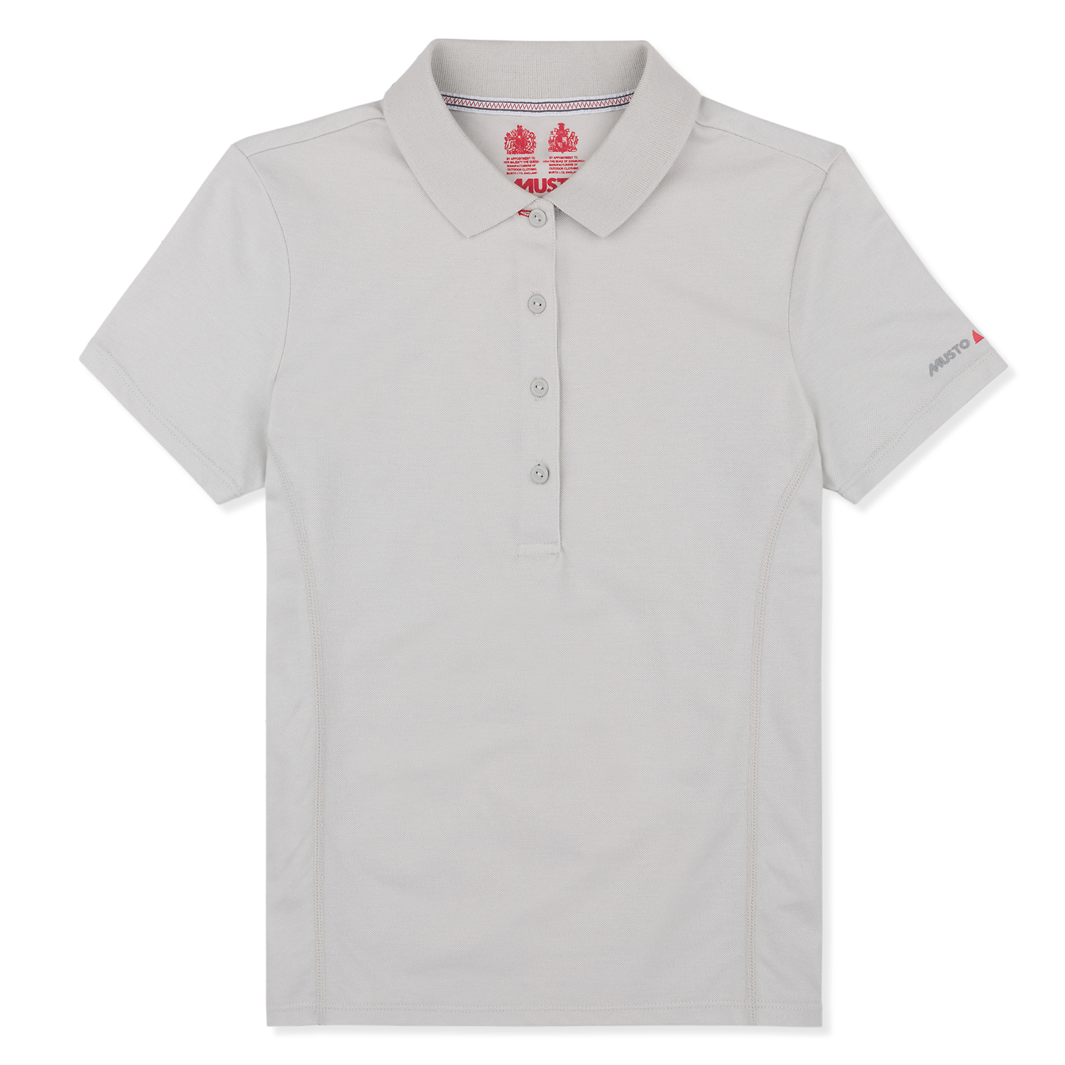 Musto Womens Evolution Sunblock Corta Polo Manica - Platinum
