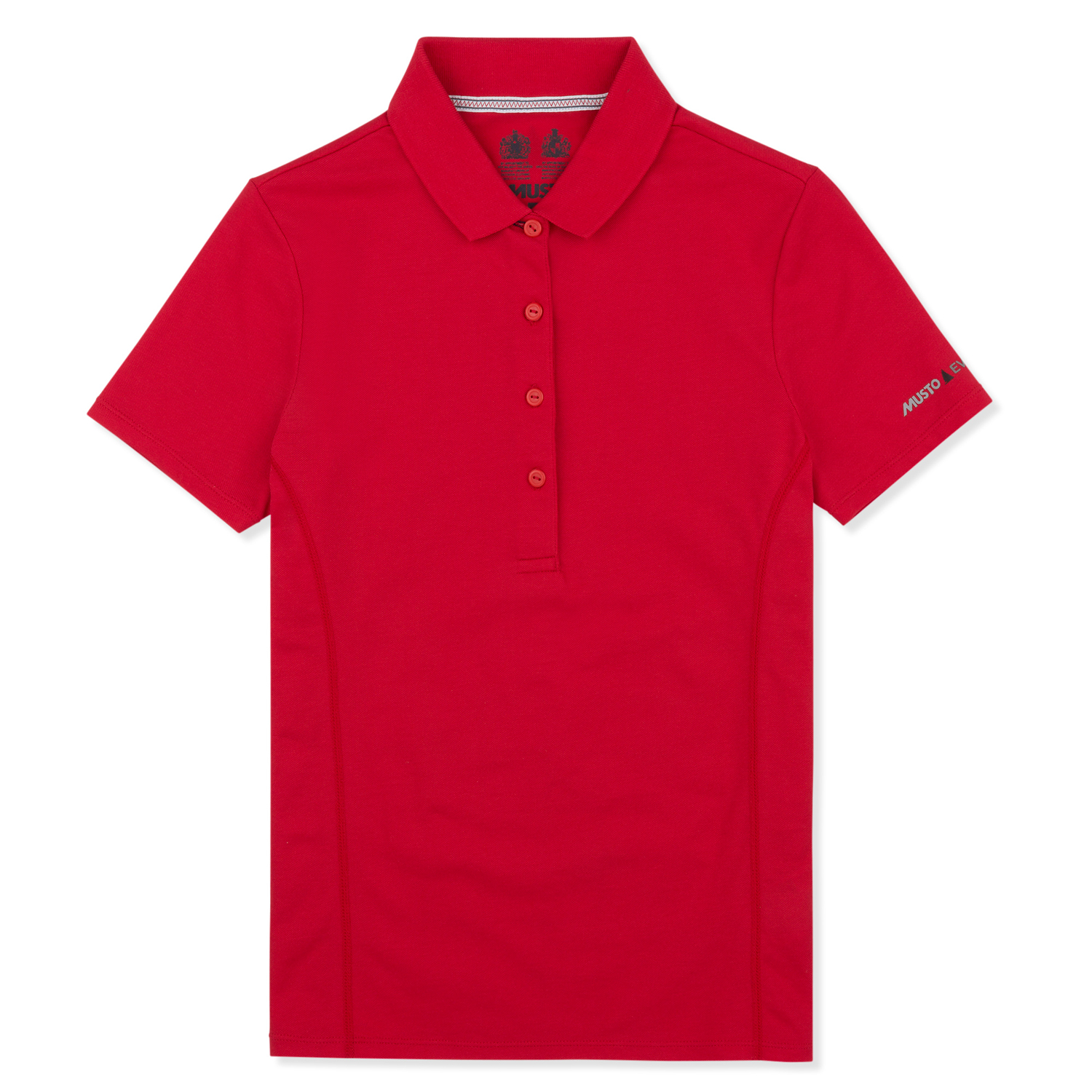 Musto Womens Evolution Sunblock Corta Polo Manica - True Red
