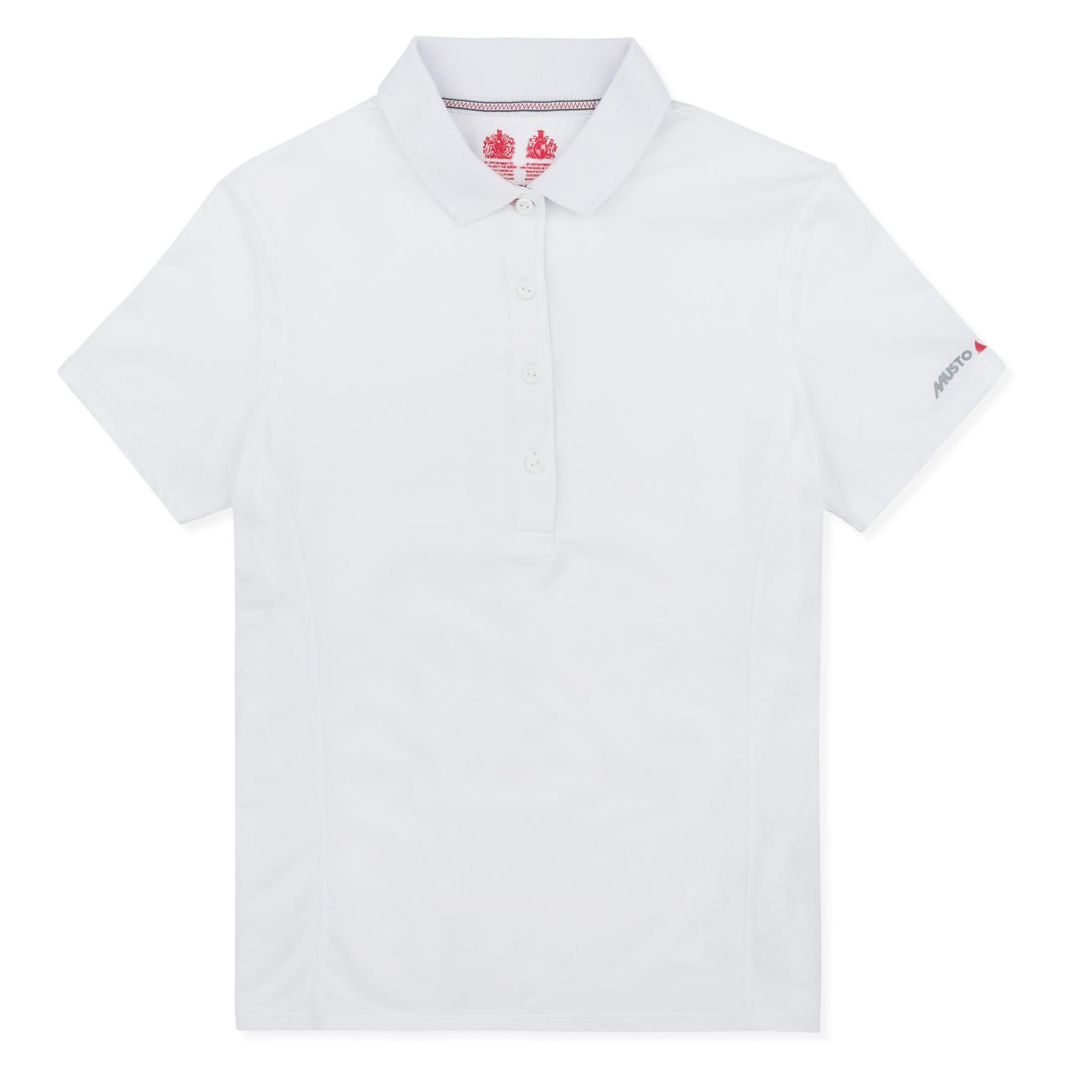Musto Womens Evolution Sunblock Corta Polo Manica - Bianco