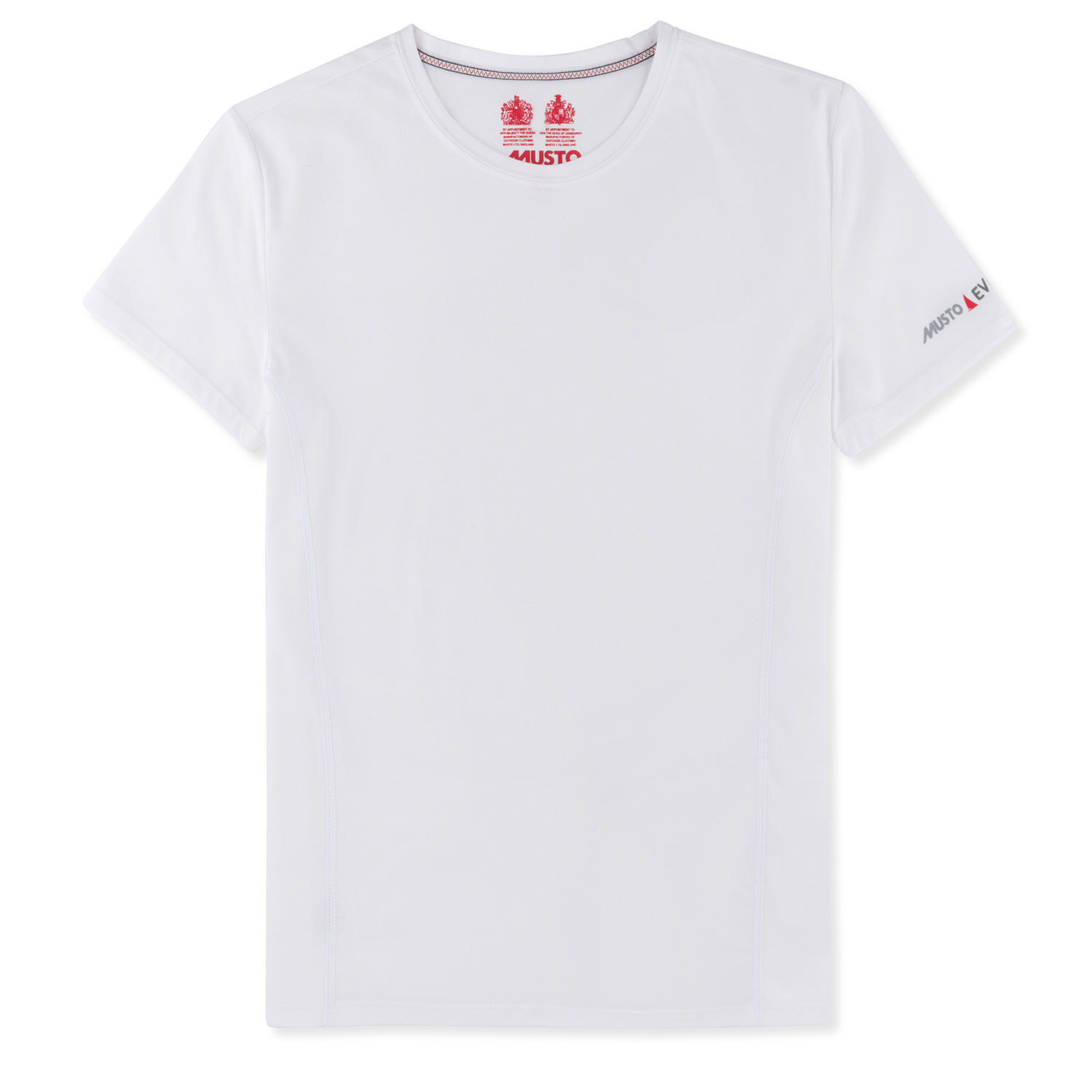 Musto Womens Evolution Sunblock Manica Corta T-Shirt - Bianco