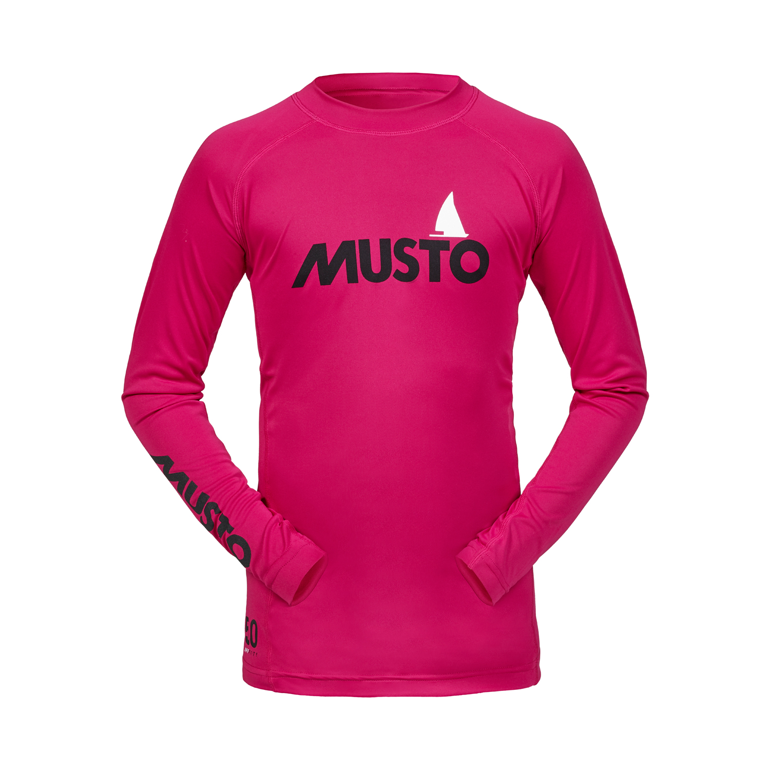 Musto Gioventù Insignia Uv Fast Dry Rash Guard - Cerise