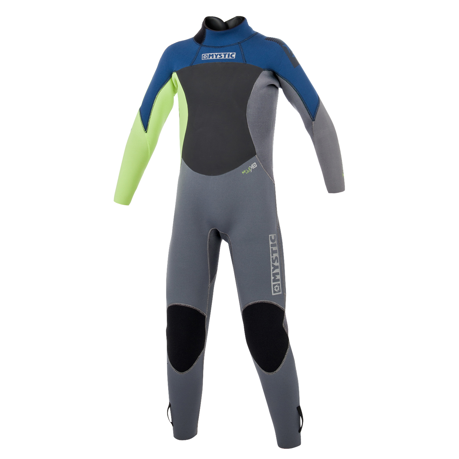 Muta Piatta Mystic Junior Star 3 / 2Mm Backlock Zip - Blu Scuro