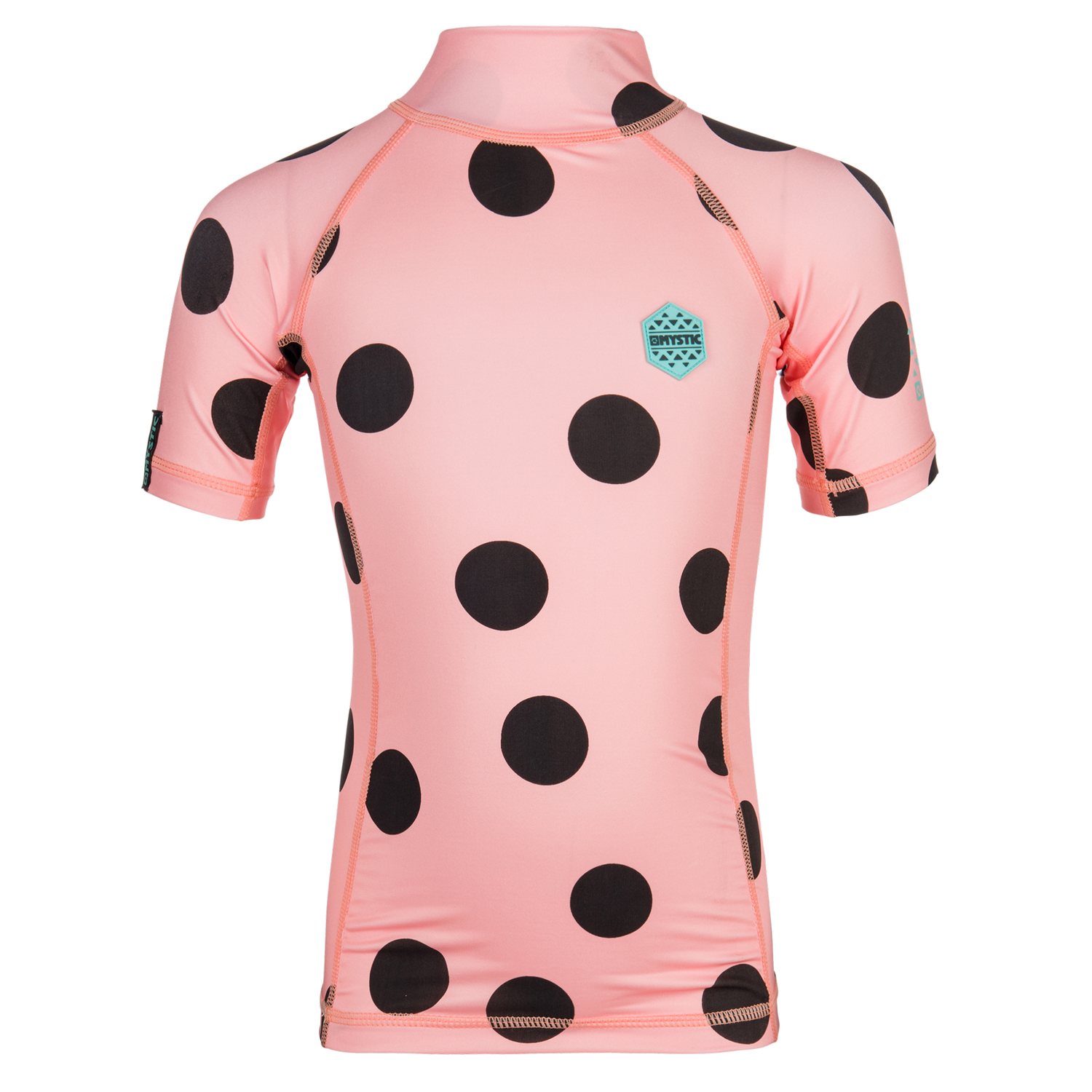 Mystic Kids Star Manica Corta Rashvest - Rosa