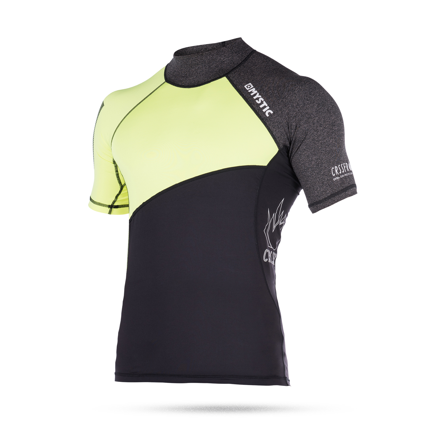 Manica Corta Mystic Kitesurf Crossfire Rash Vest - Lime