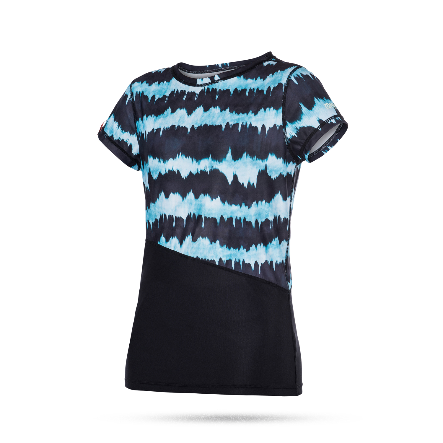 Mystic Donna Dazzled Manica Corta Quickdry Top - Menta
