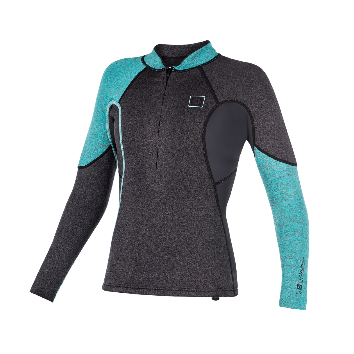 Mystic Donna Diva Maniche Lunghe Top Neoprene - Grigio
