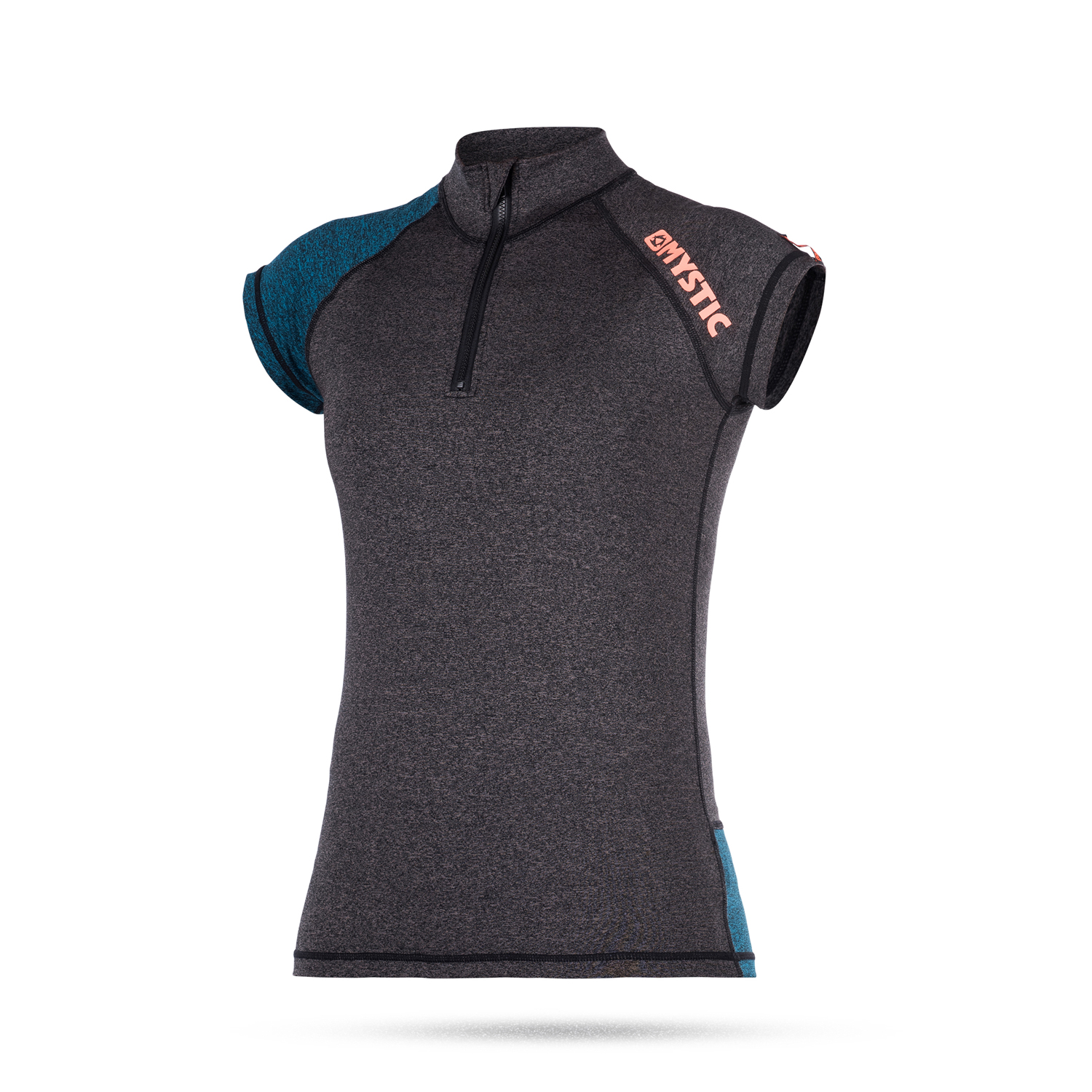 Manica Corta Mystic Donna Diva Rash Vest - Teal