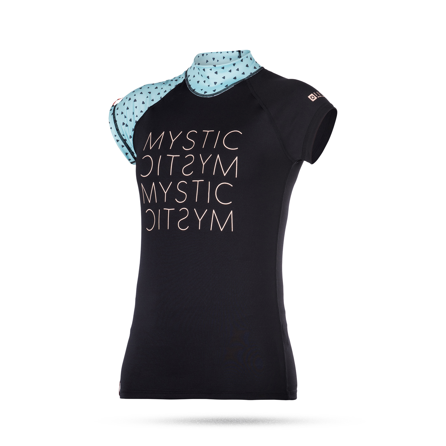 Manica Corta Mystic Womens Dutchess Rash Vest - Menta