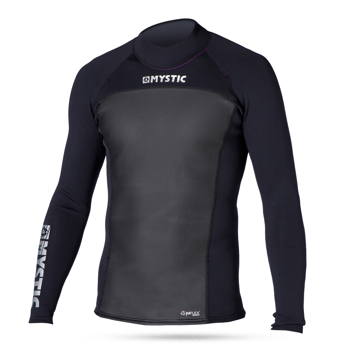 Mystic Kitesurf Stella Neoprene 2 Millimetri A Maniche Lunghe Vest - Nero