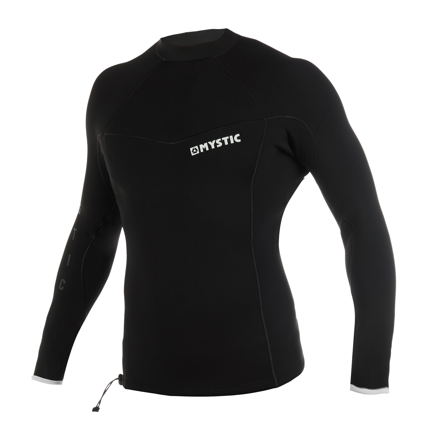 Mystic Majestic Gilet A Maniche Lunghe In Neoprene Da 1,5 Mm - Nero / Bianco