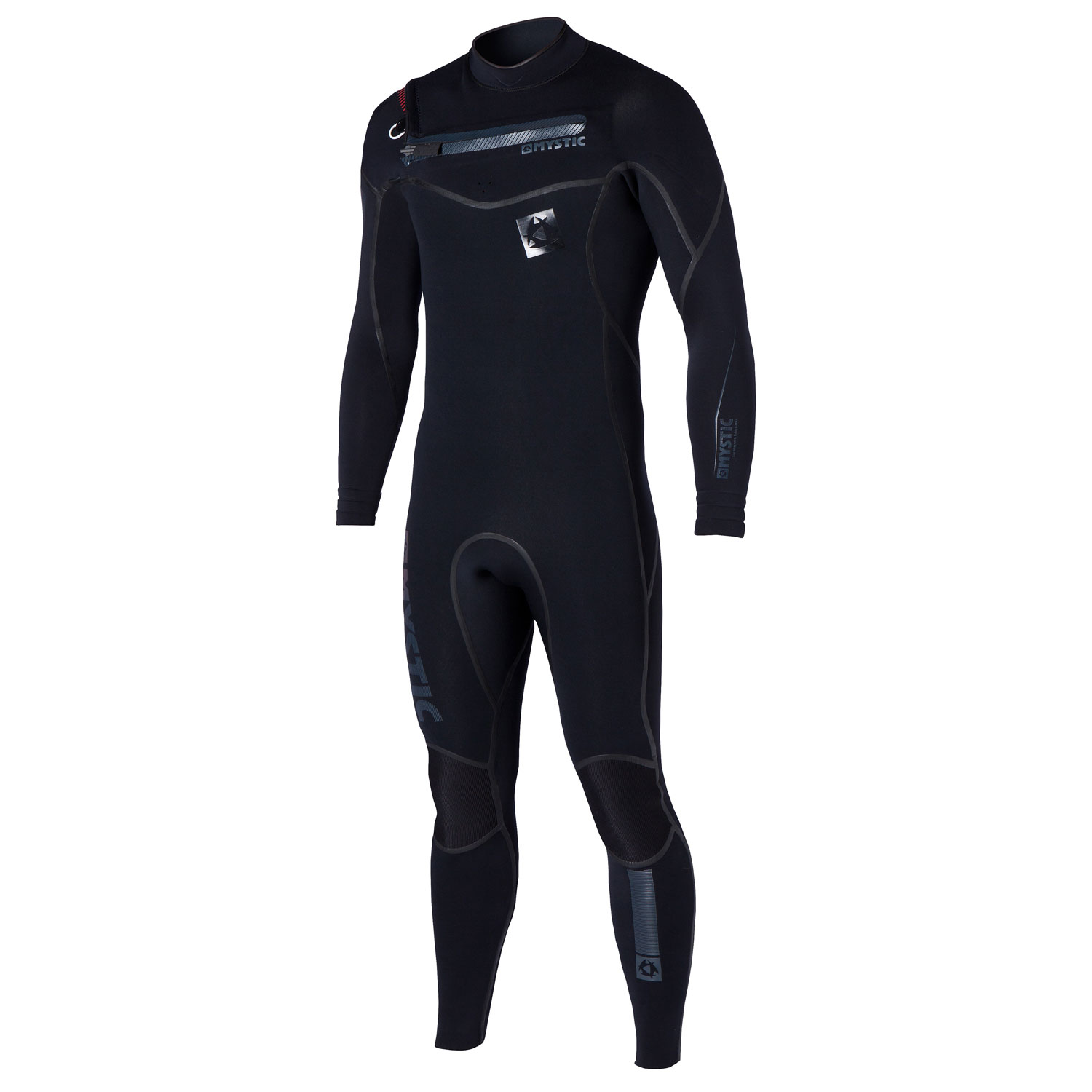 Mystic Majestic 5/4 Frontzip Kitesurf Muta - Nero