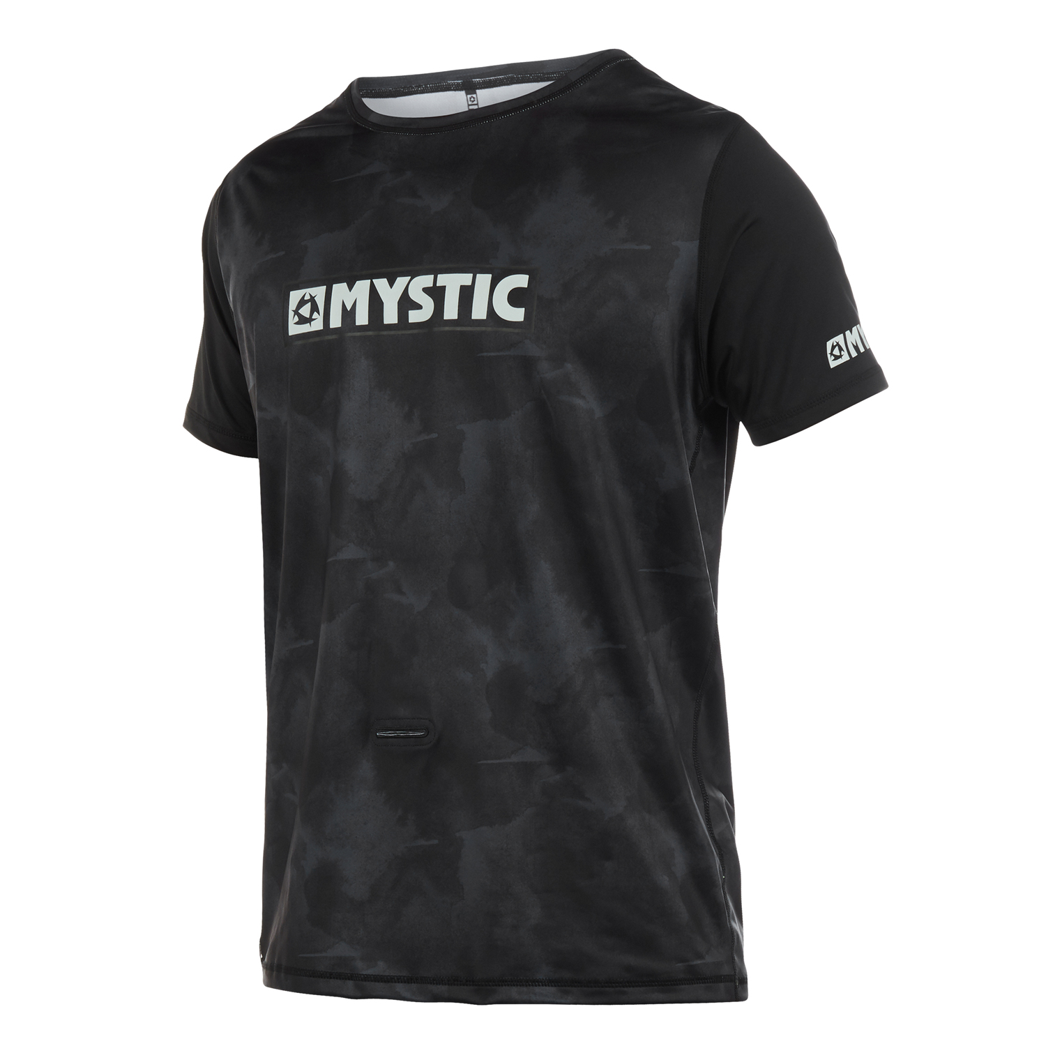 Mystic Majestic Short-Sleeve Loosefit Rash Vest - Nero