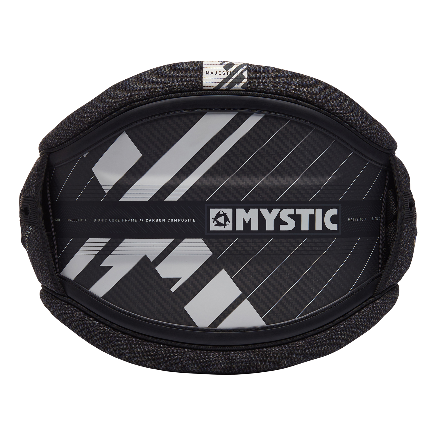 Mystic Majestic X Waist Harness - Nero / Bianco - No Spreader Bar