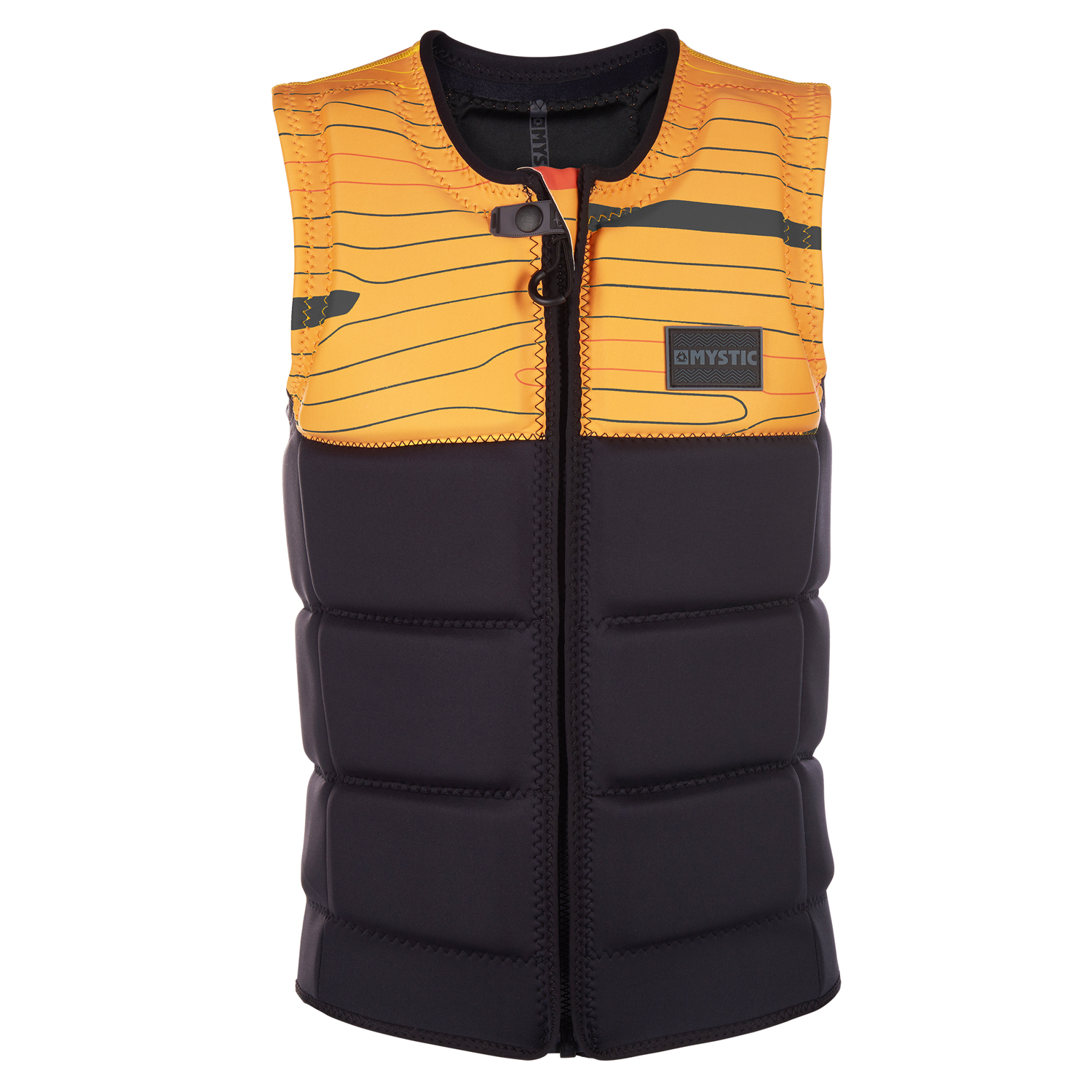 Gilet A Impatto Con Zip Frontale Mystic Marshall - Nero