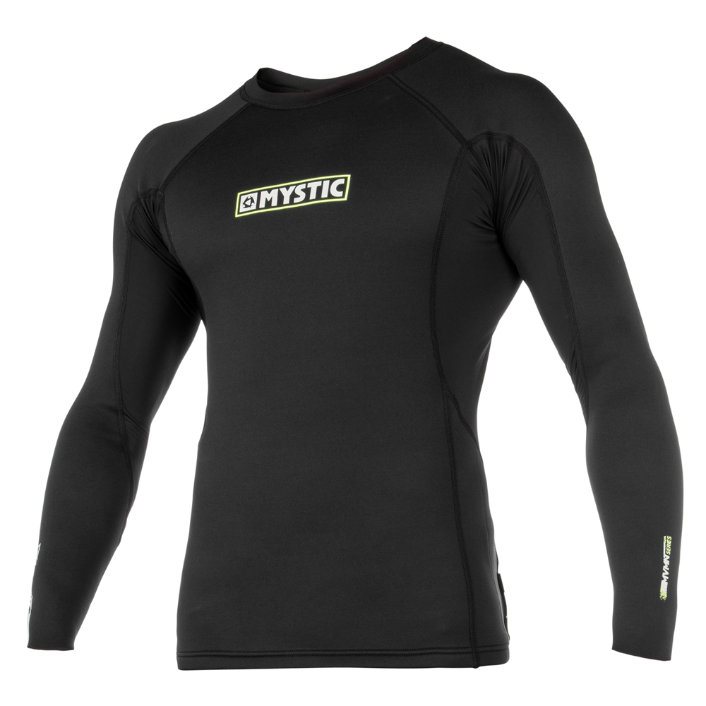 Mystic Mvmnt Top A Maniche Lunghe In Neoprene Da 1,5 Mm - Nero
