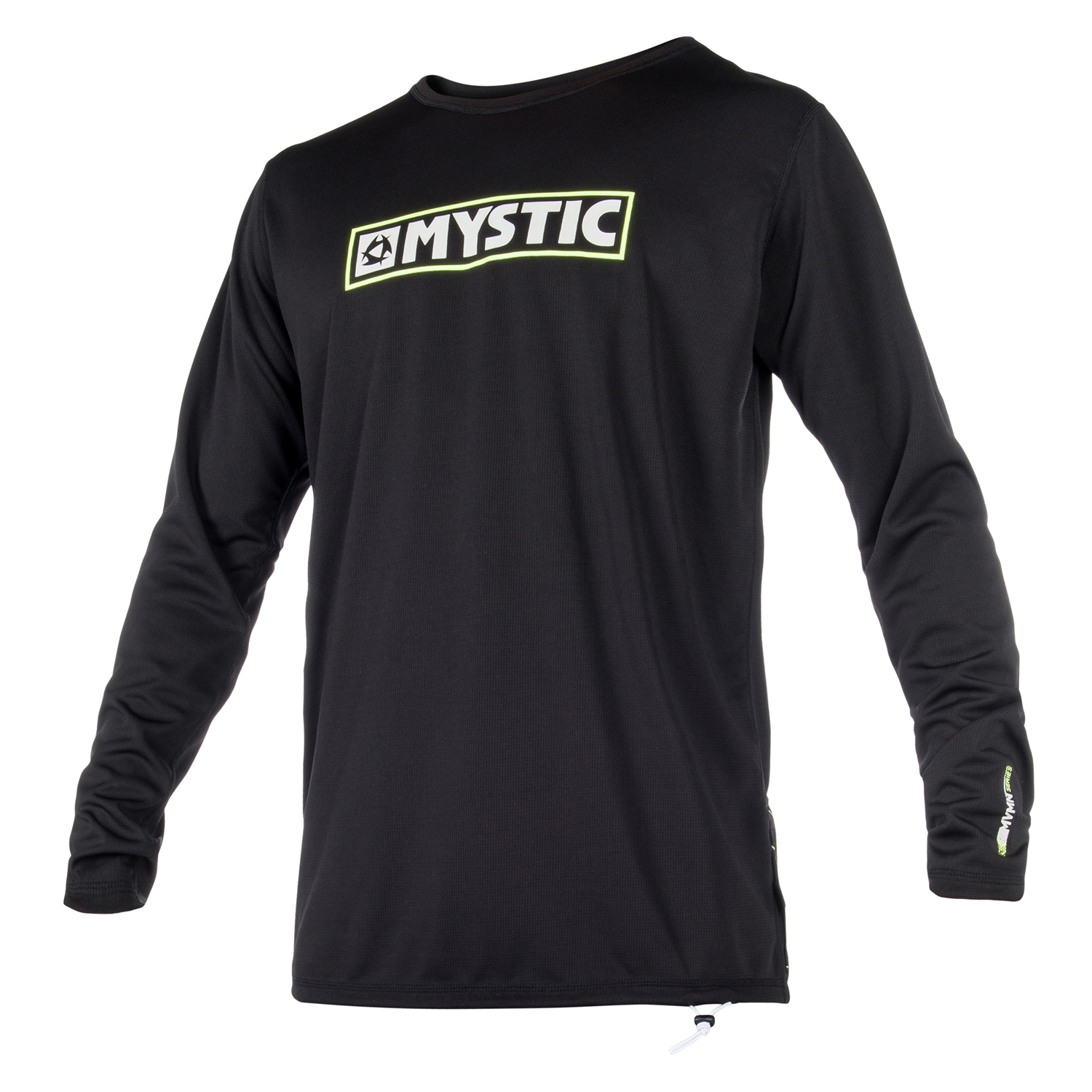 Mystic Mvmnt Manica Lunga Quickdry Top - Nero