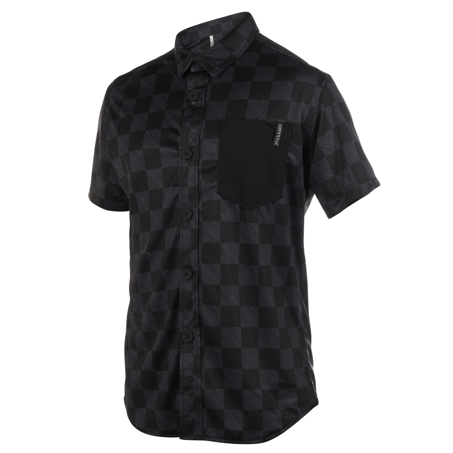 Mystic Shred Camicetta A Maniche Corte Quickdry Top - Nero