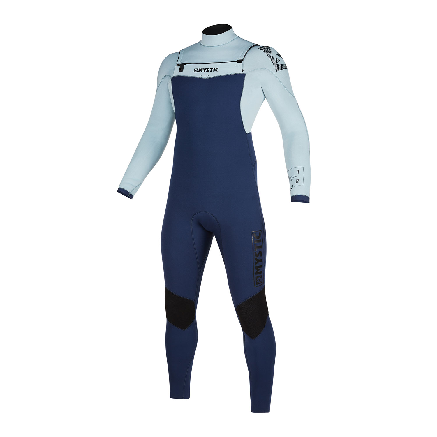Muta Muta Mystic Star 5 / 3Mm Doppia Zip Frontale - Navy / Grey