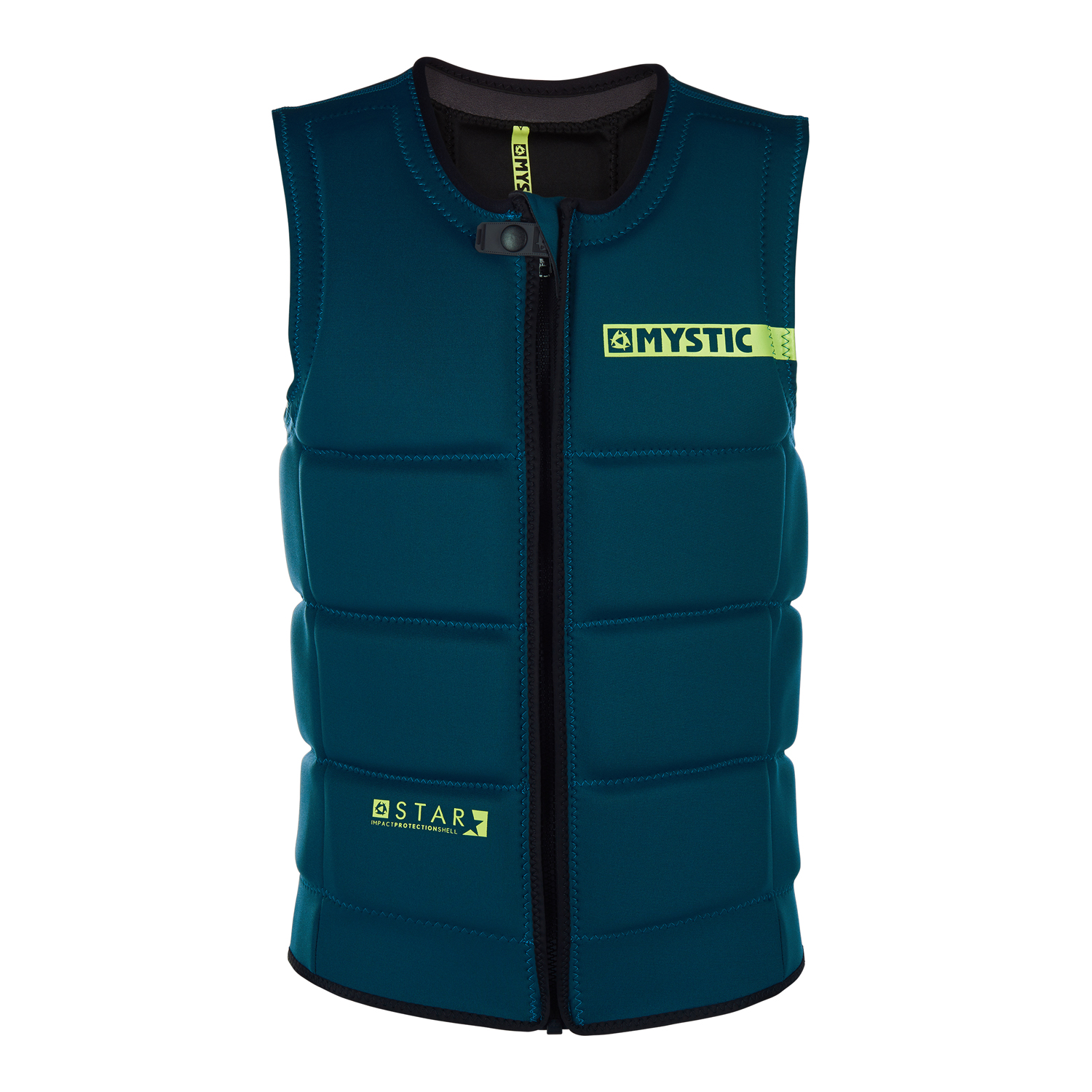 Gilet A Impatto Con Zip Frontale Mystic Star - Teal