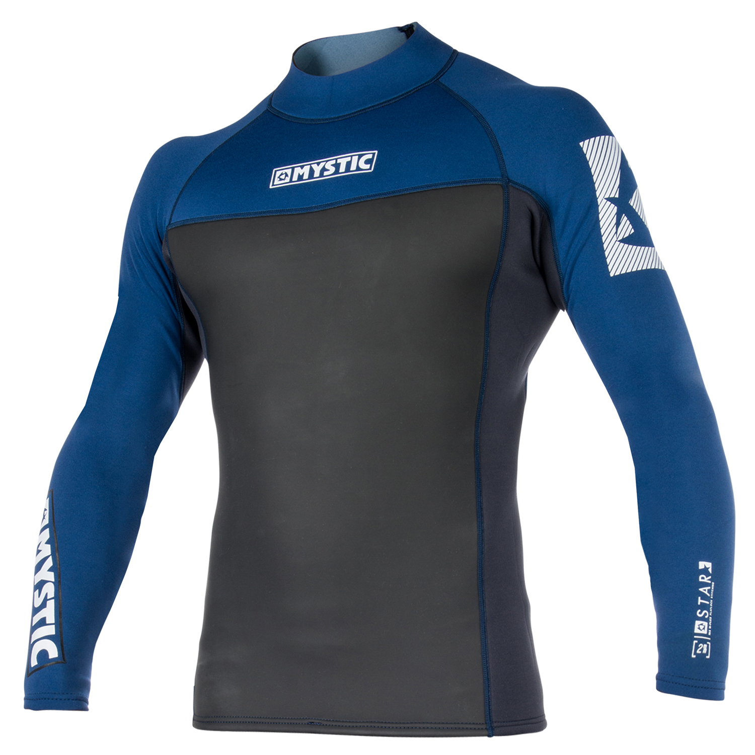 Gilet A Manica Lunga 2Mm Neoprene Mystic Star - Blu Scuro