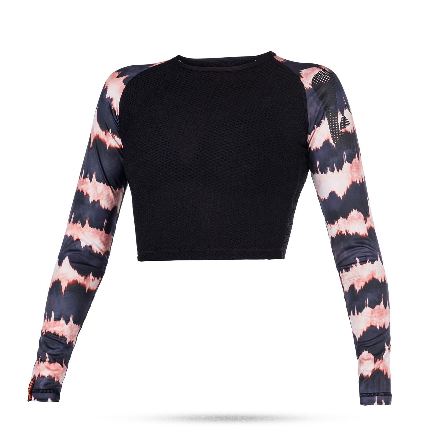 Manica Lunga Mystic Sup Dazzled Donne Rash Vest Croptop - Rosa