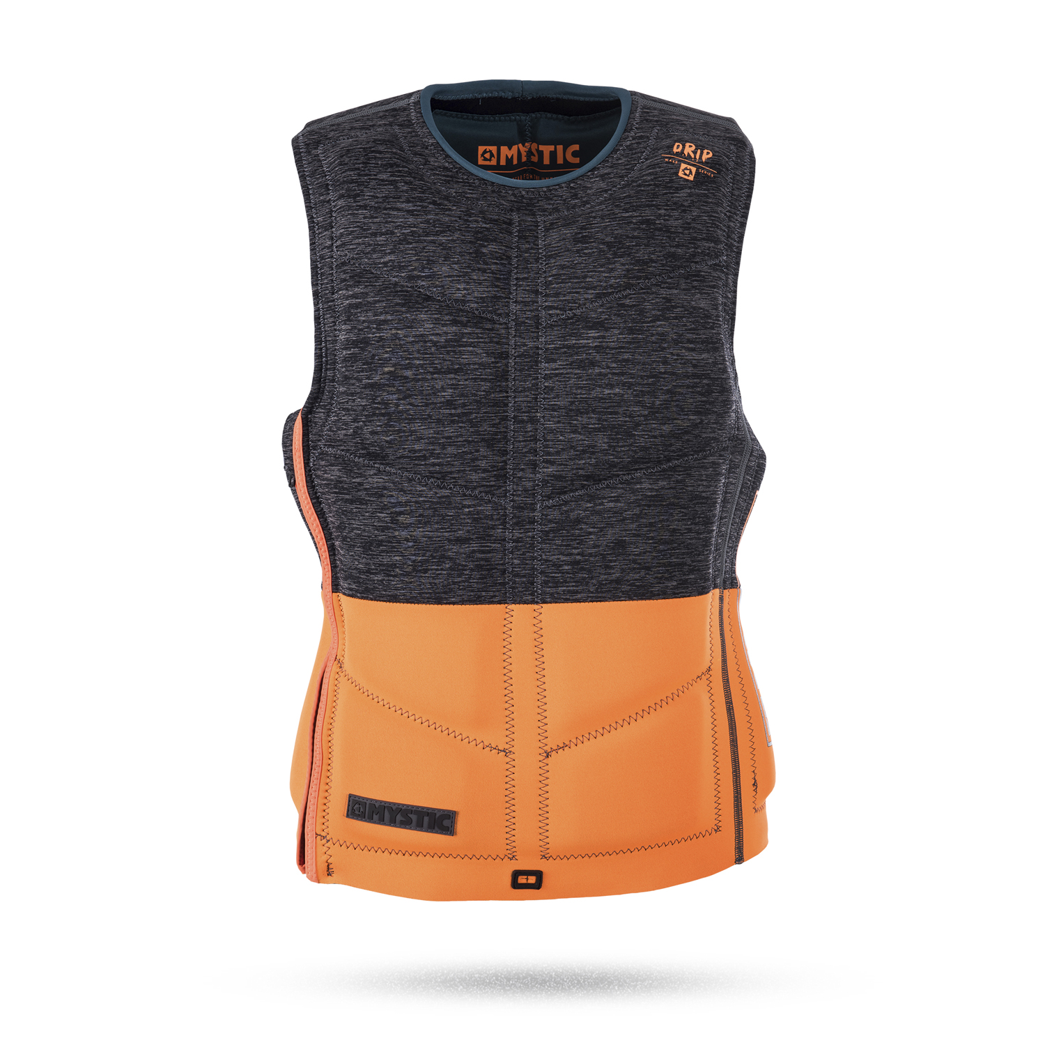 Mystic Drip Side-Zip Impact Vest - Arancione