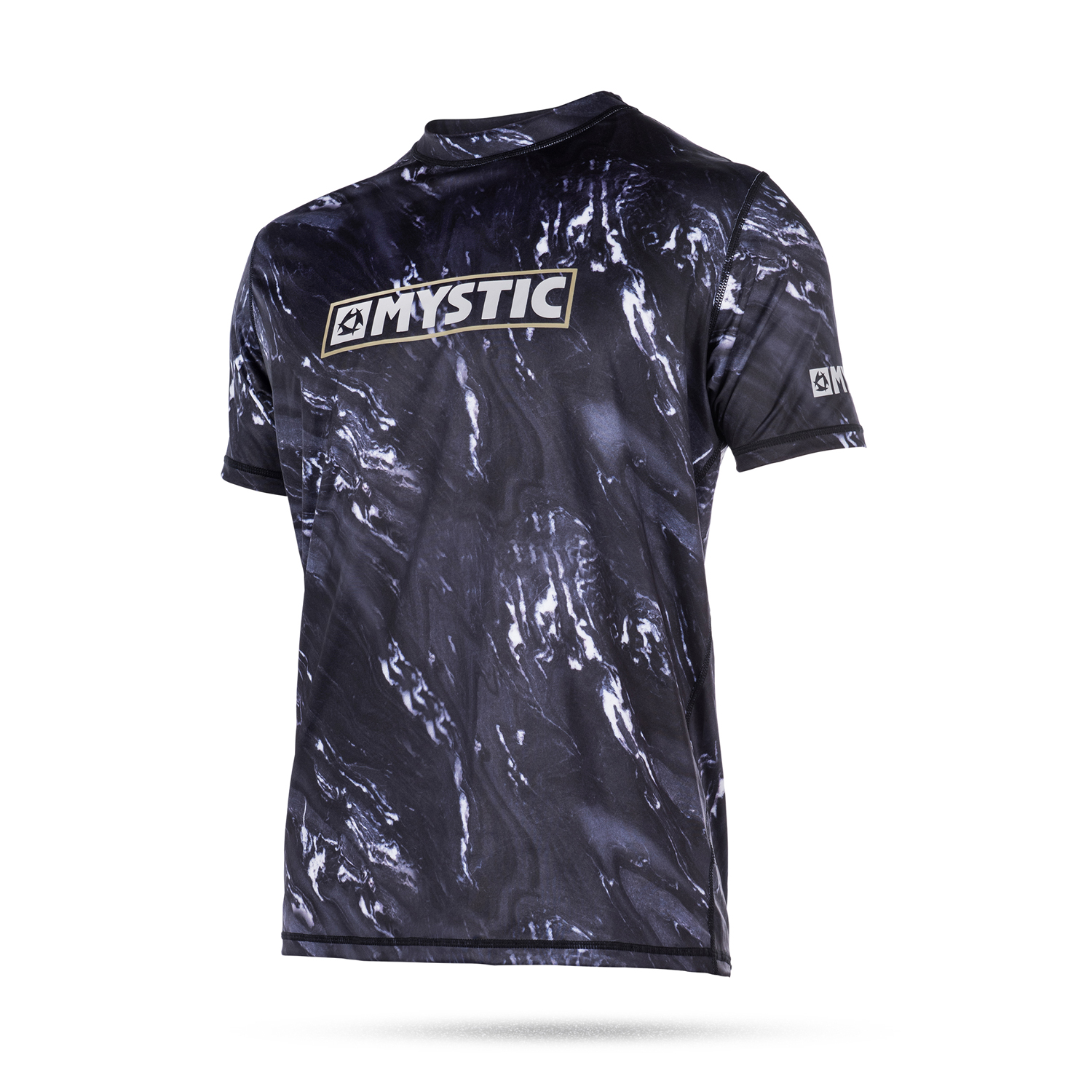 Mystic Pietra Manica Corta Loosefit Rash Vest - Nero