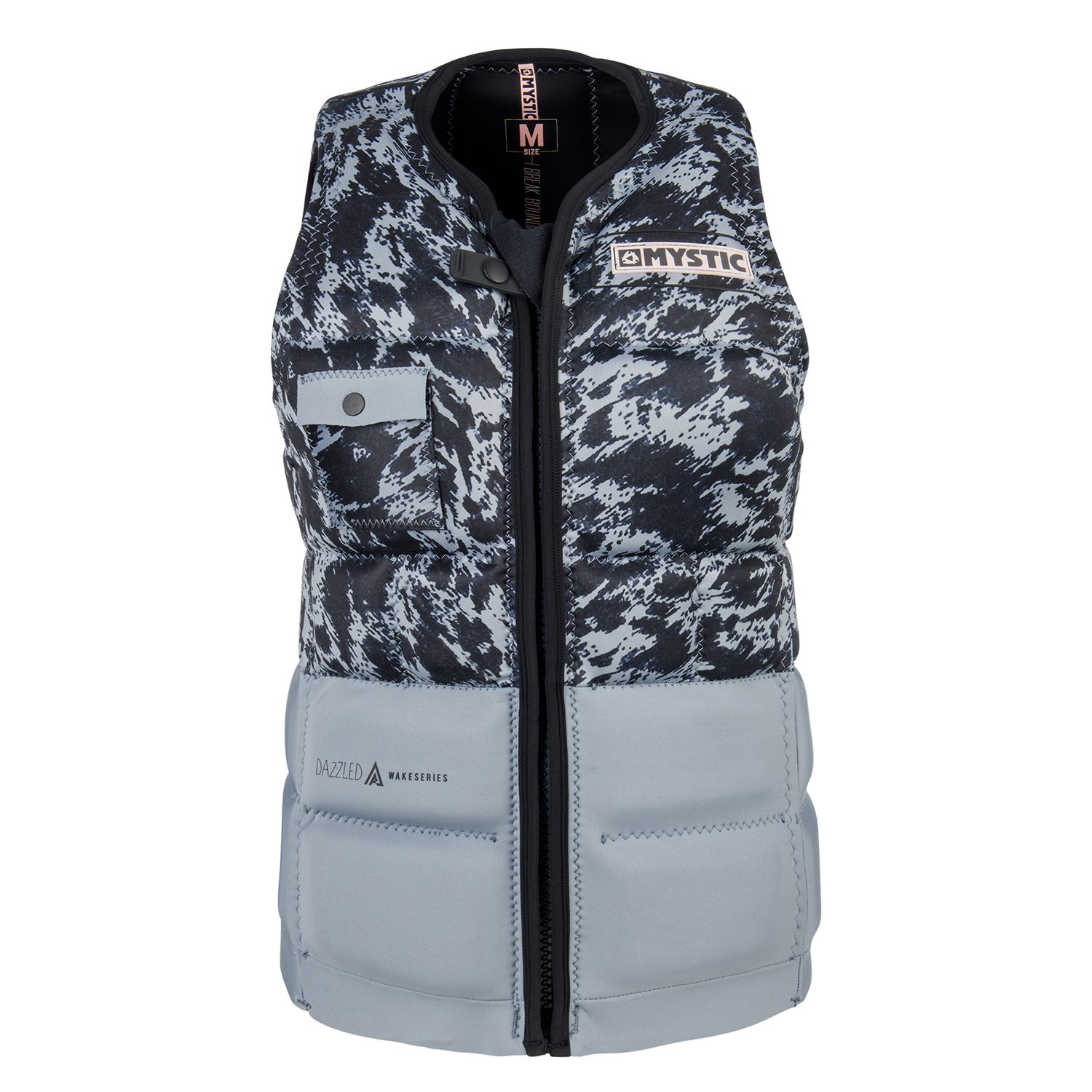 Gilet Impatto Donna Con Visiera Frontale Abbinata Mystic Woman - Grigio