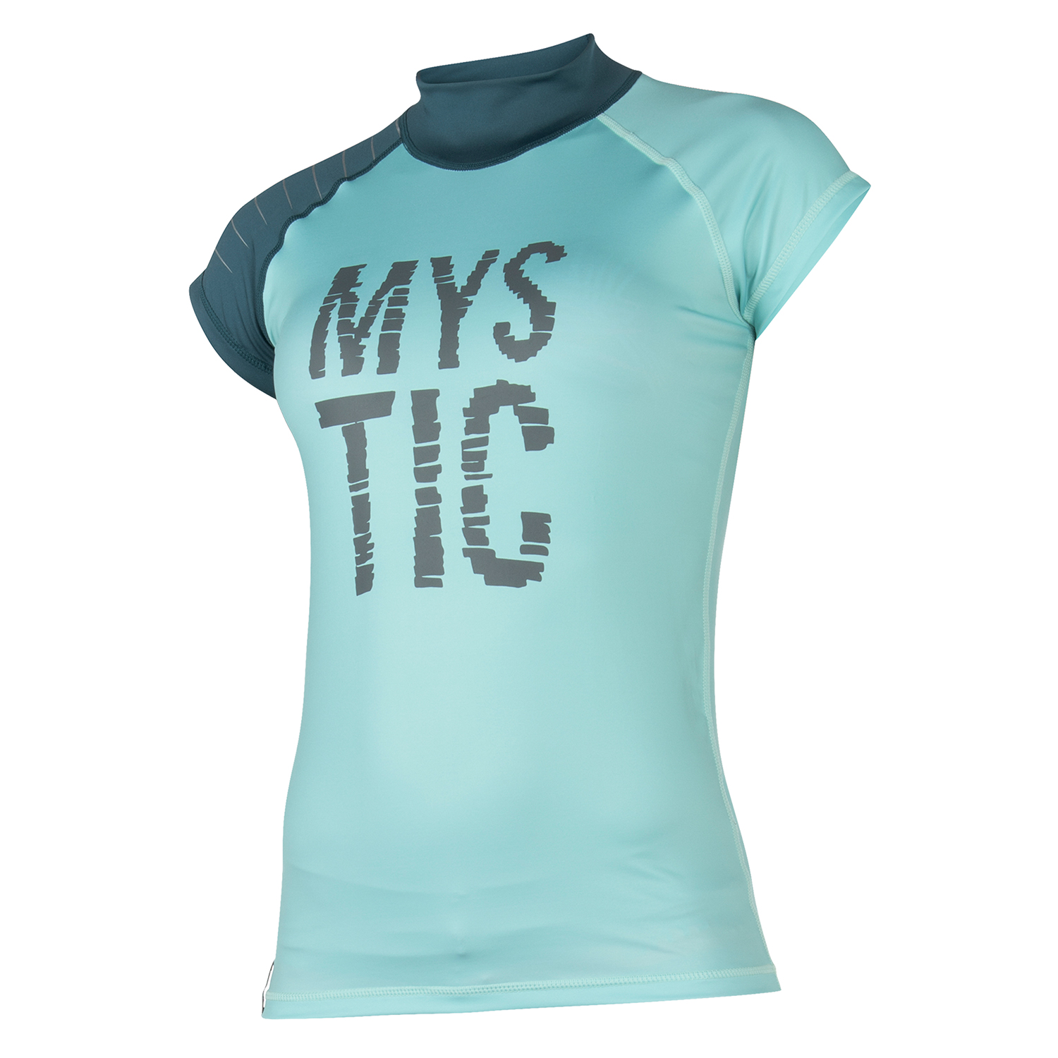 Mystic Women Dutchess Shortsleeve Rash Vest - Teal
