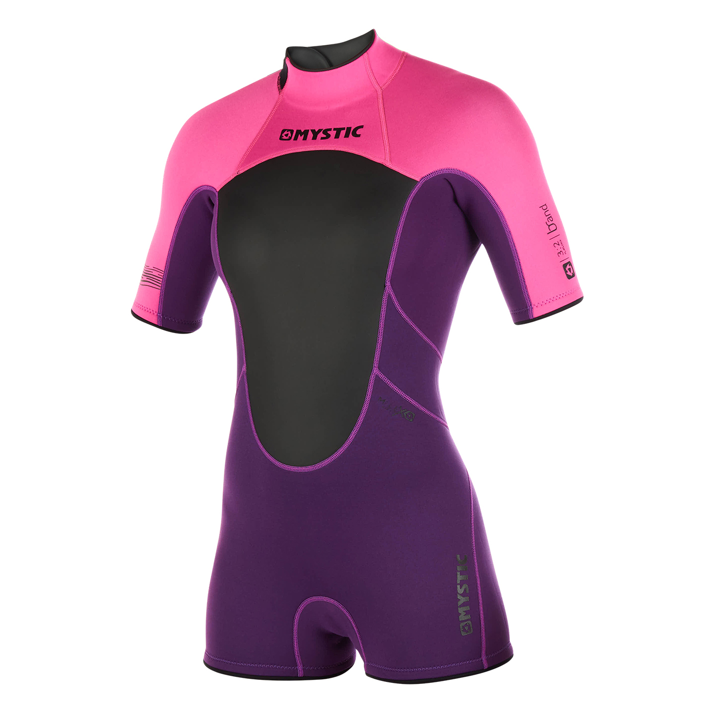 Muta Da Donna Mystic Brand 3 / 2Mm Bzip Flatlock Shorty - Viola