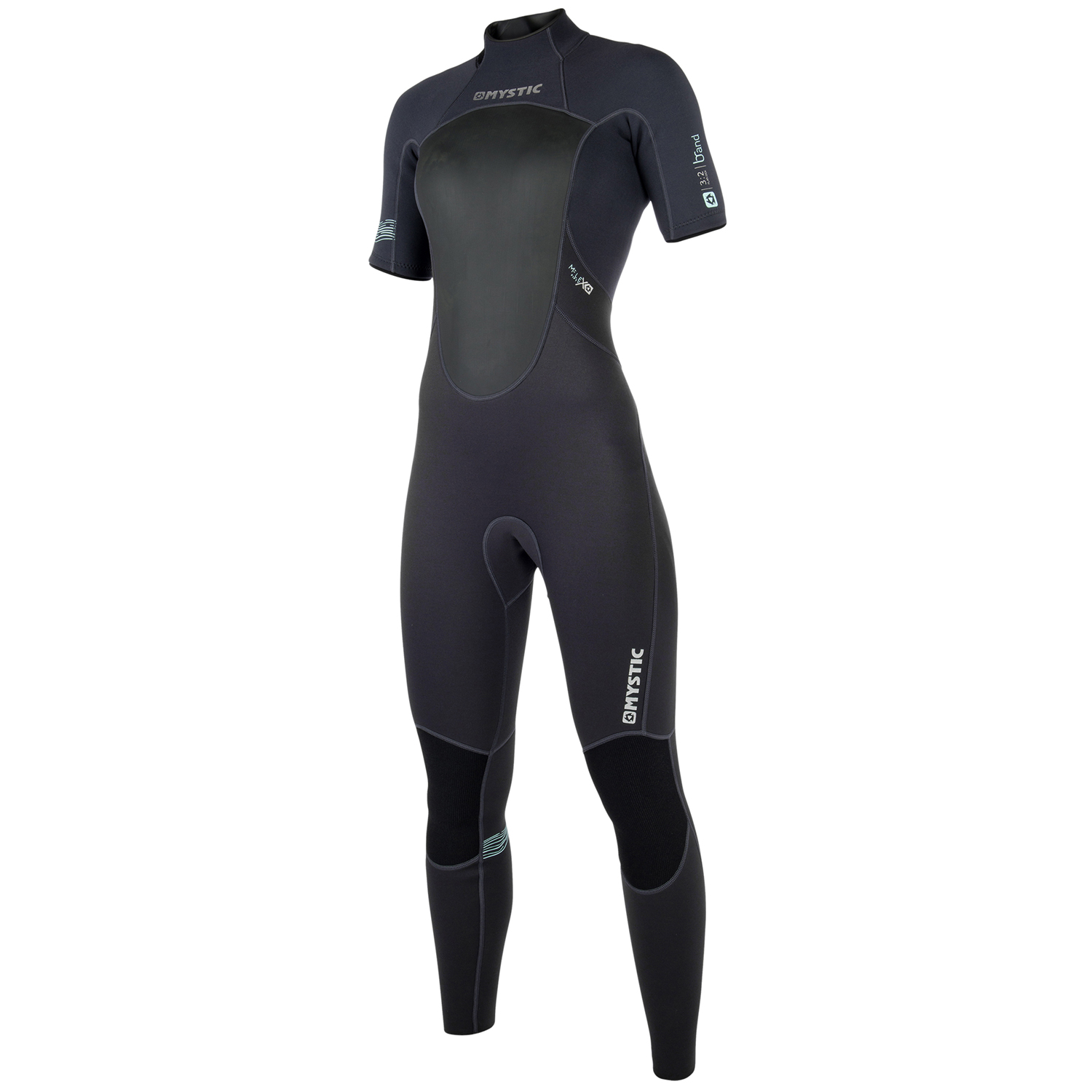 Muta Marca Mystic Womens Brand 3 / 2Mm Shortarm Back-Zip - Nera