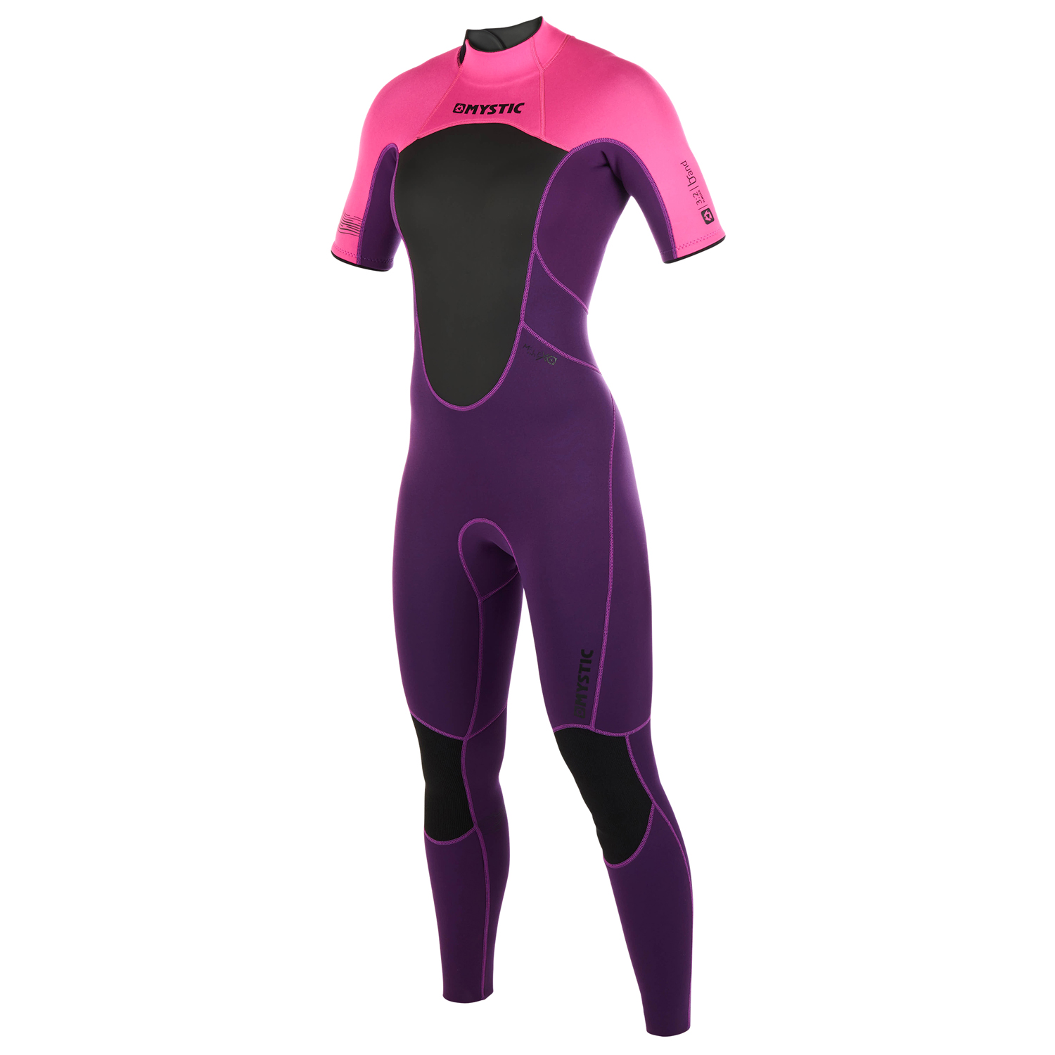 Muta Marca Mystic Womens Brand 3 / 2Mm Shortarm Back-Zip - Viola